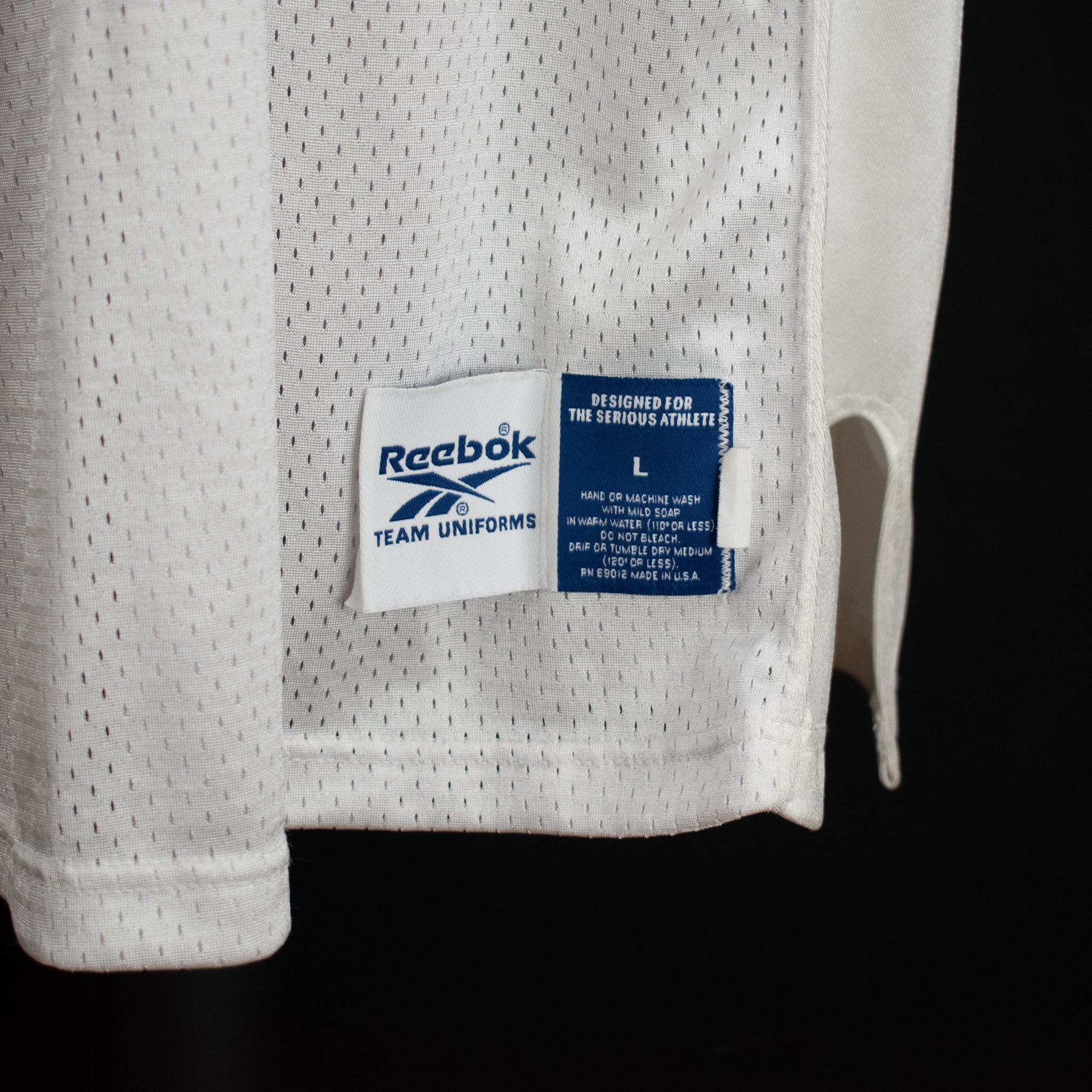 Reebok Football Jersey White Used 27 Blank XL Long