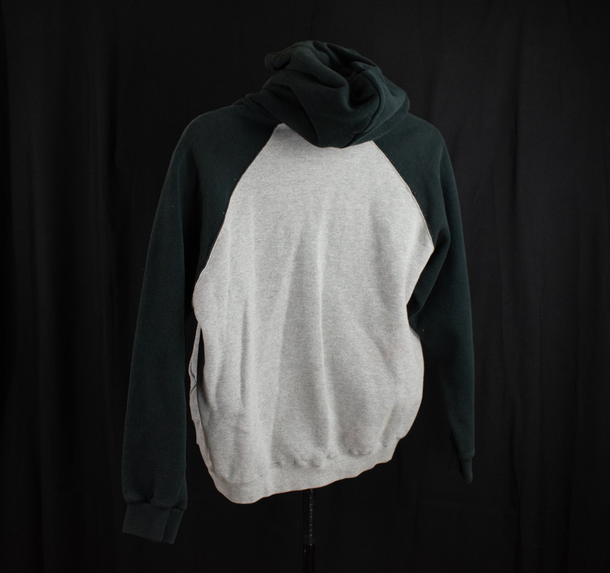 Nike Air Sweatshirt Vintage Black Gray Hoodie Pullover USA XL Youth