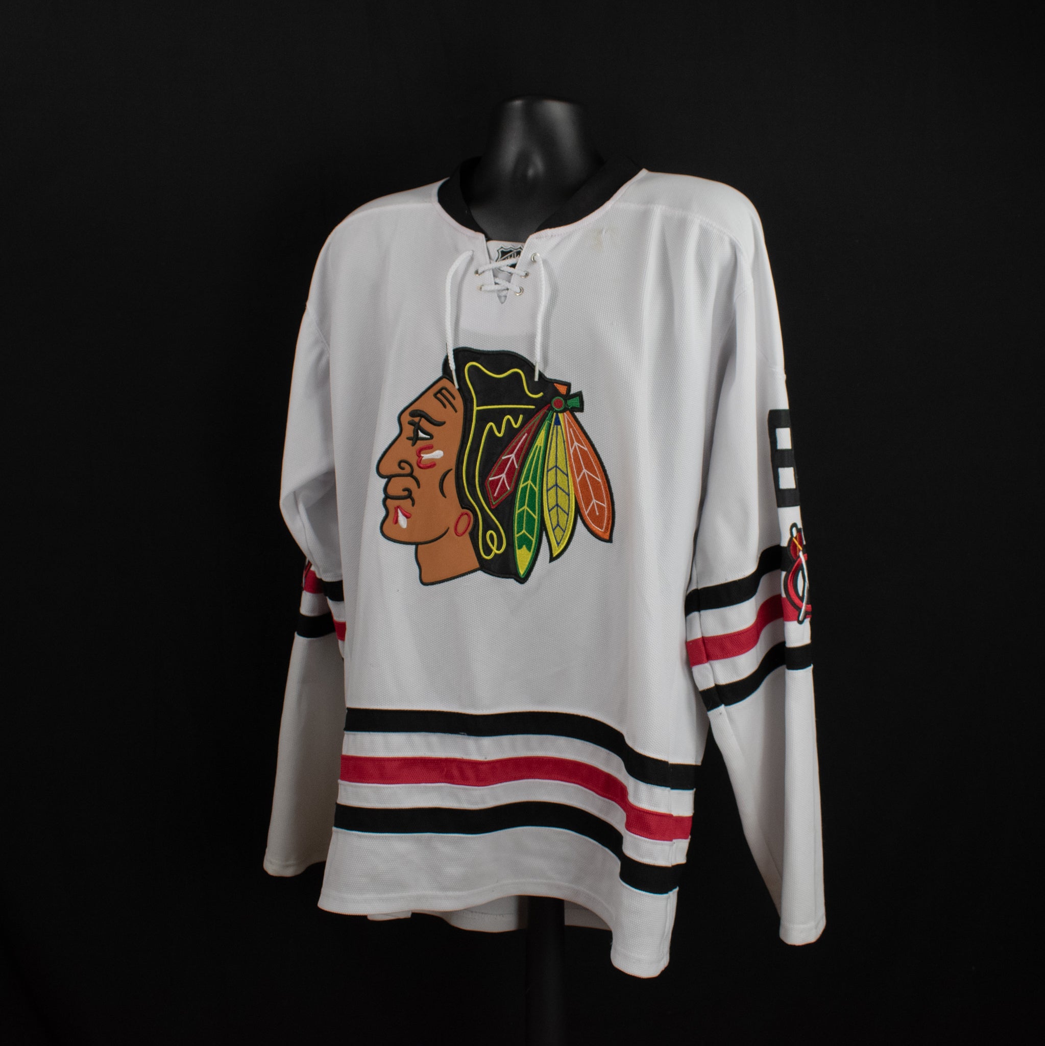 Chicago Black Hawks Patrick Kane 88 Winter Classics White Jersey 2015 Reebok Used