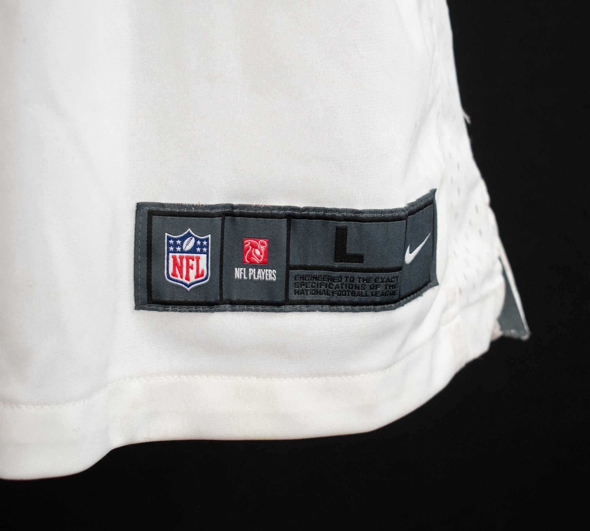 Chicago Bears On Field Nike White Jersey Khalil Mack 52 NFL Football Large