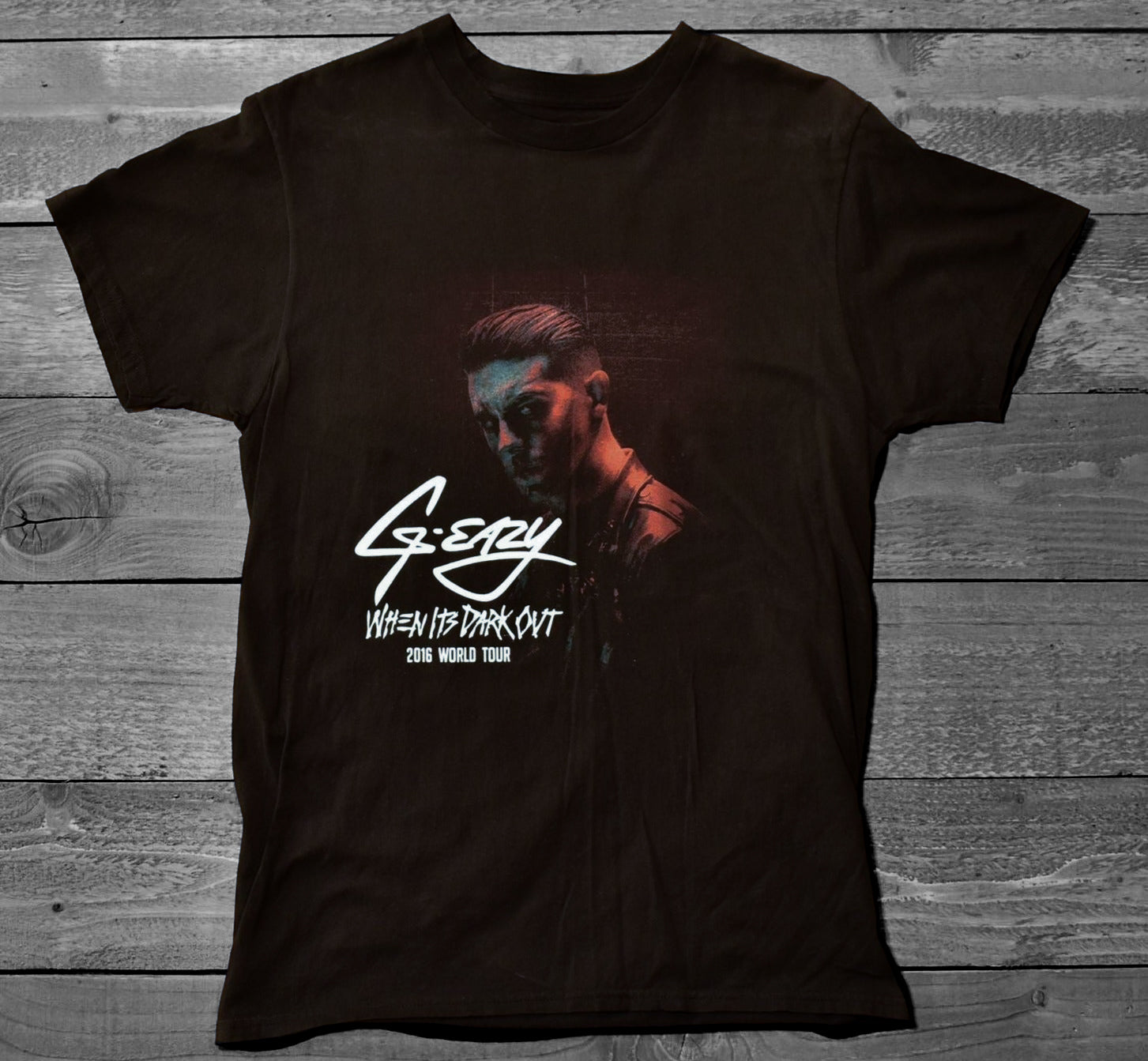 G Easy T-Shirt Concert Tour Shirt Authentic Mens Medium Tee 2016 World Tour