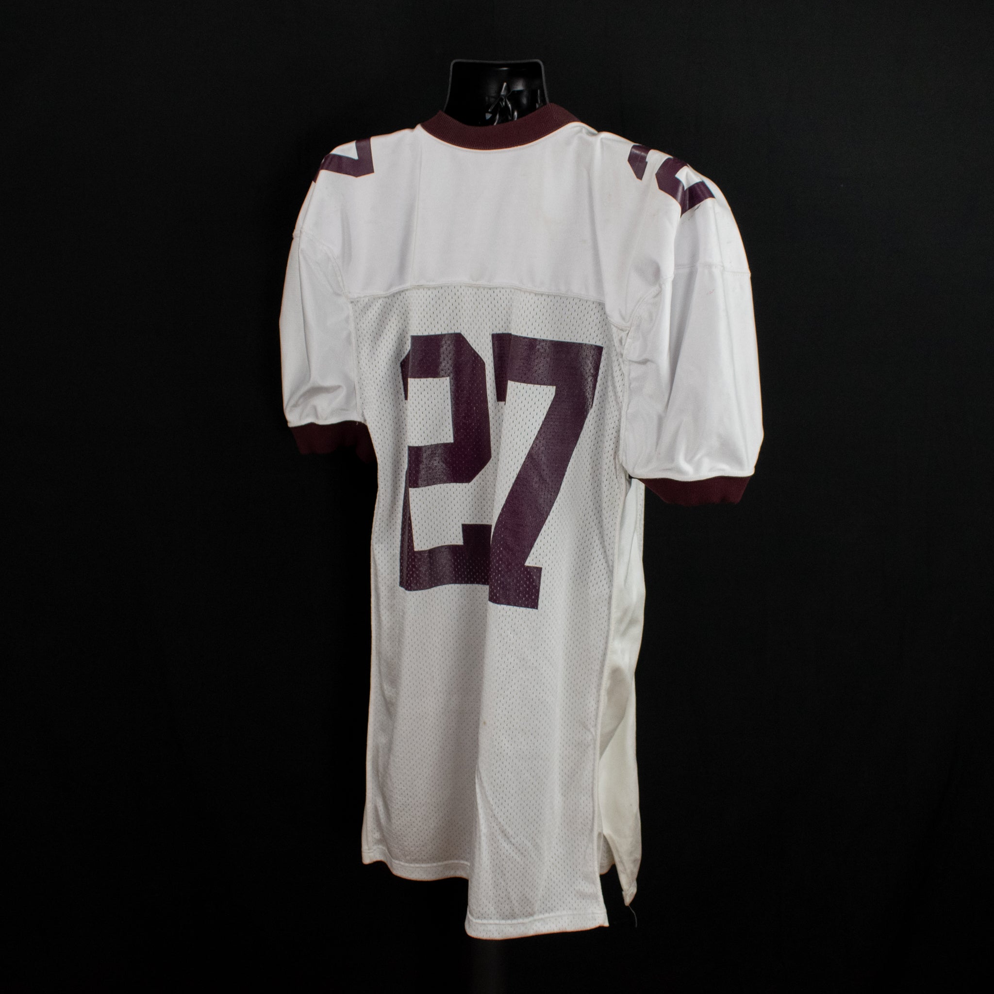 Reebok Football Jersey White Used 27 Blank XL Long