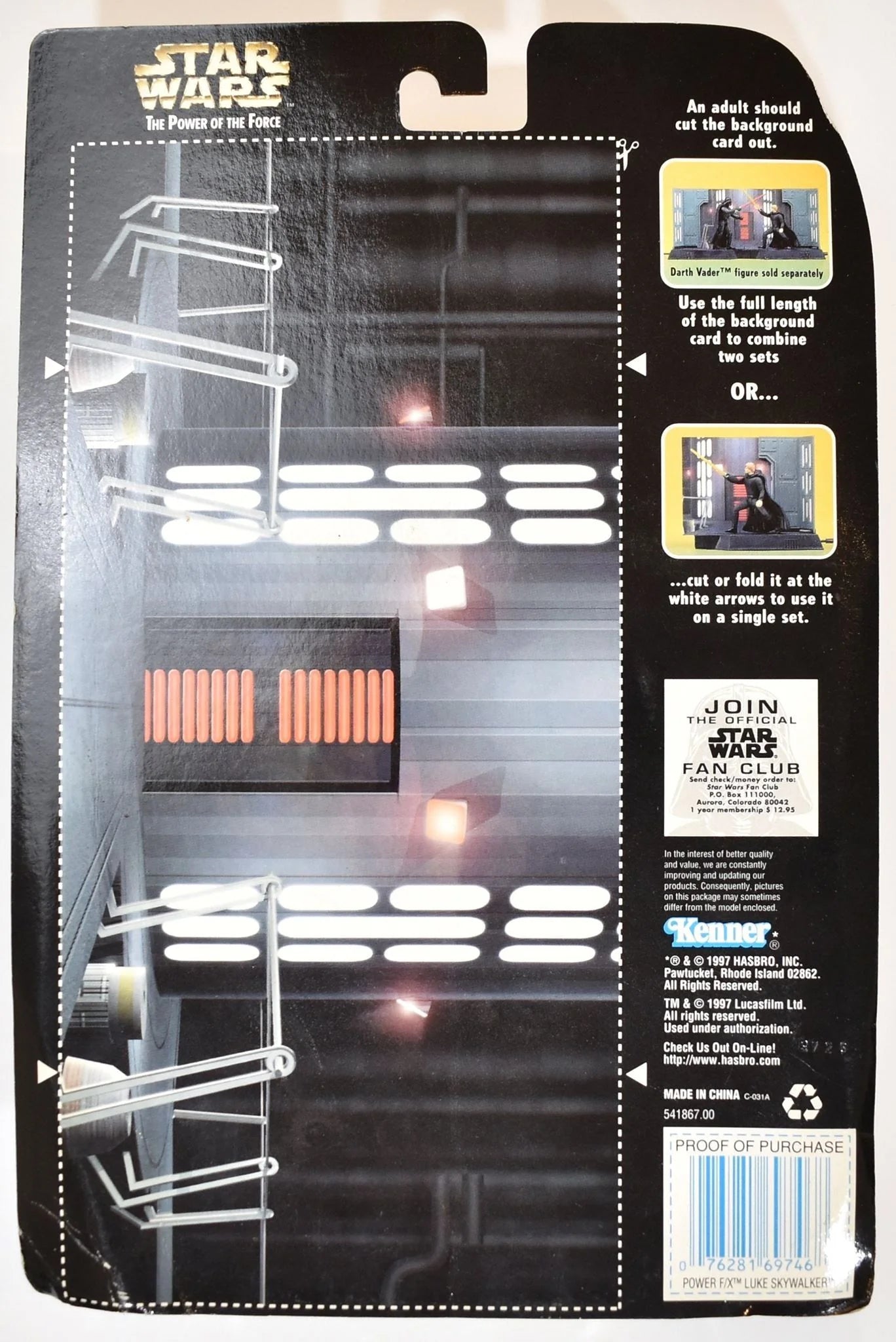 Star Wars Power of the Force Action Figure Electronic Power Luke Skywalker Kenner
