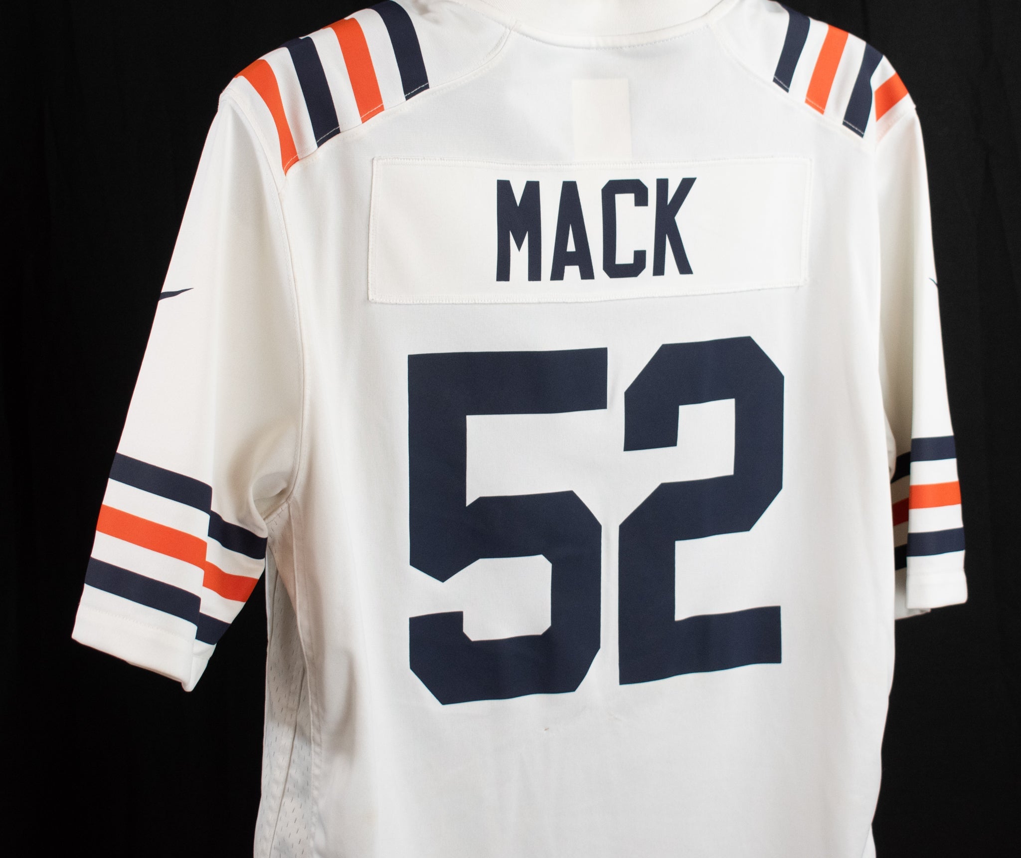 Chicago Bears On Field Nike White Jersey Khalil Mack 52 NFL Football Large