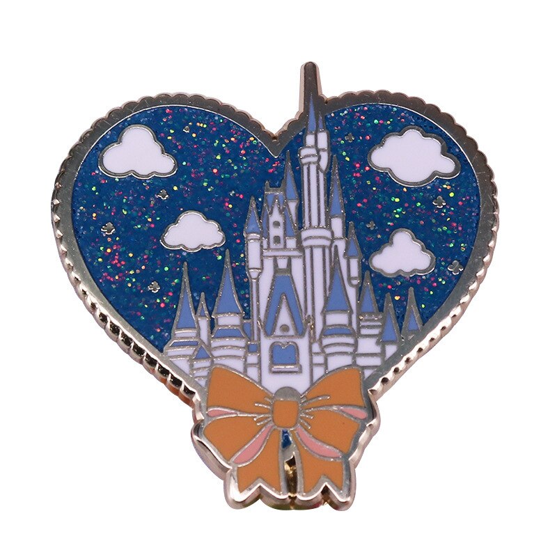 Cinderella's sorcery Glitter Castle Brooch Beautiful Fairy Inspiration Badge