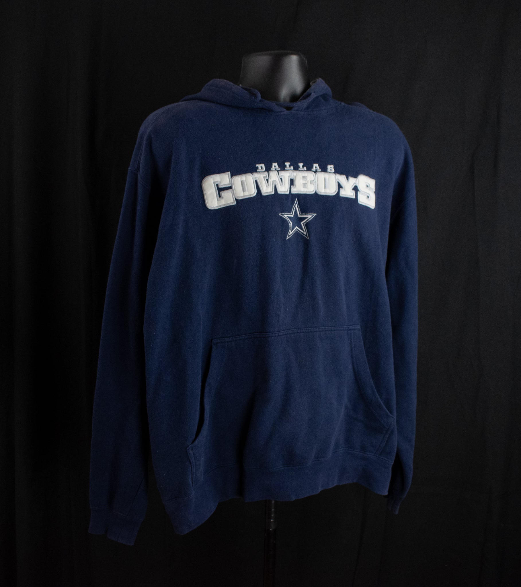 Dallas Cowboys Blue Sweatshirt X-Large Hoodie Zip Up NFL Mens Adult