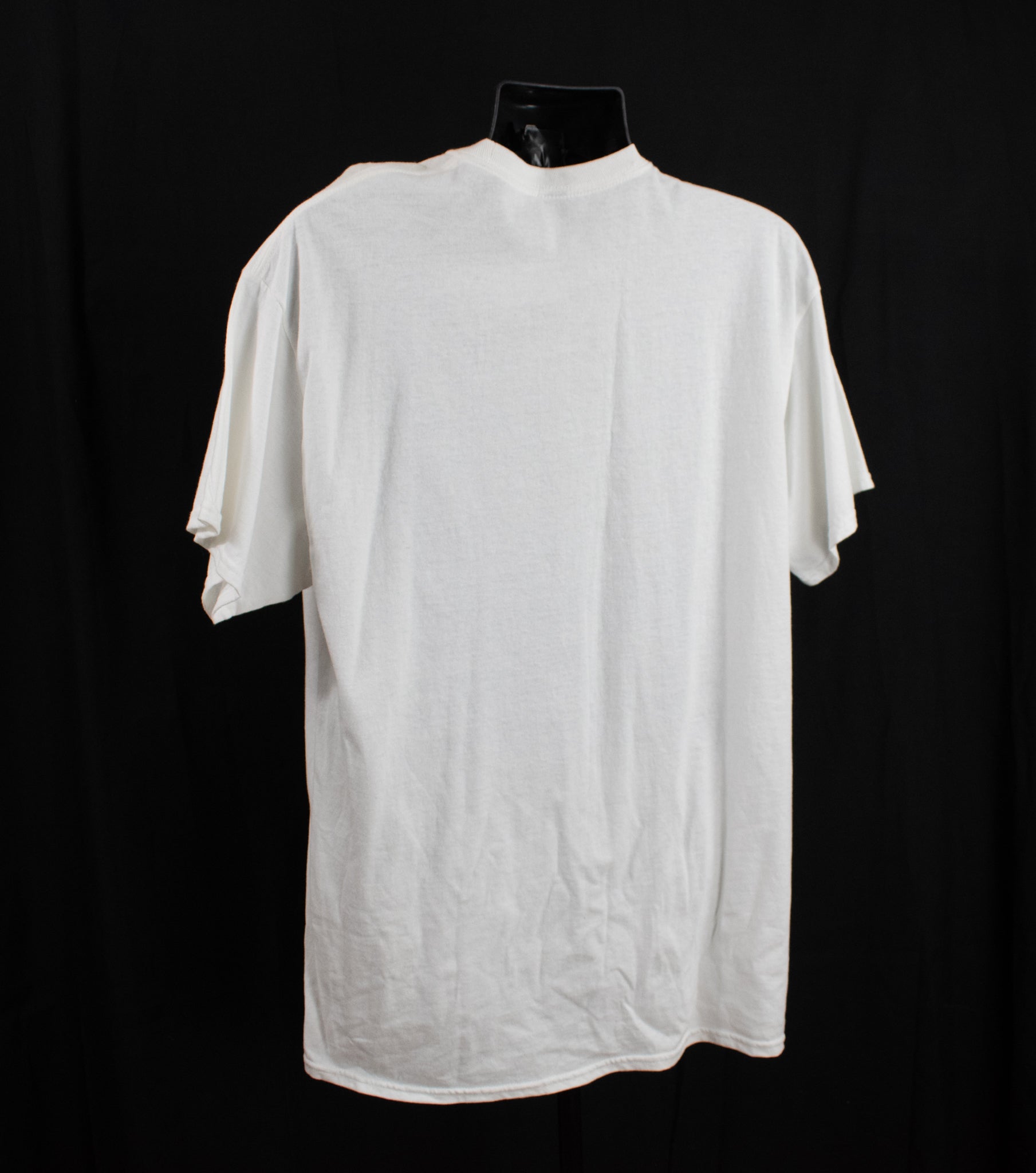 Holy Vibes Mens White T-Shirt Adult Jesus Wearing Sunglass Art Design Used Shirt