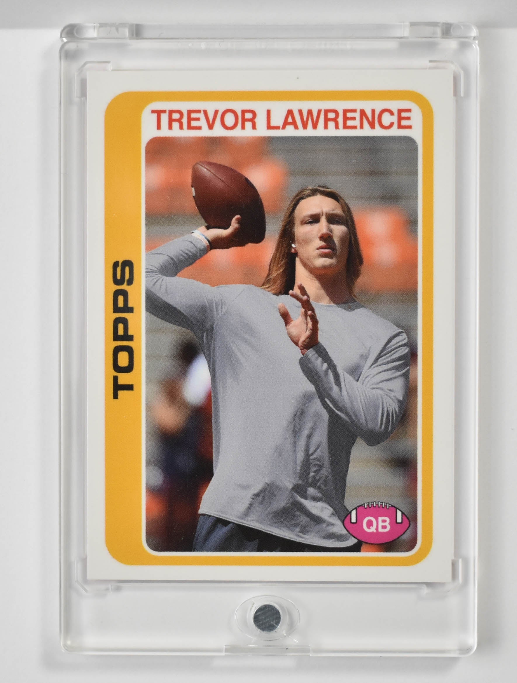 Trevor Lawrence 18 1978 Topps Football 2021 Design Feature