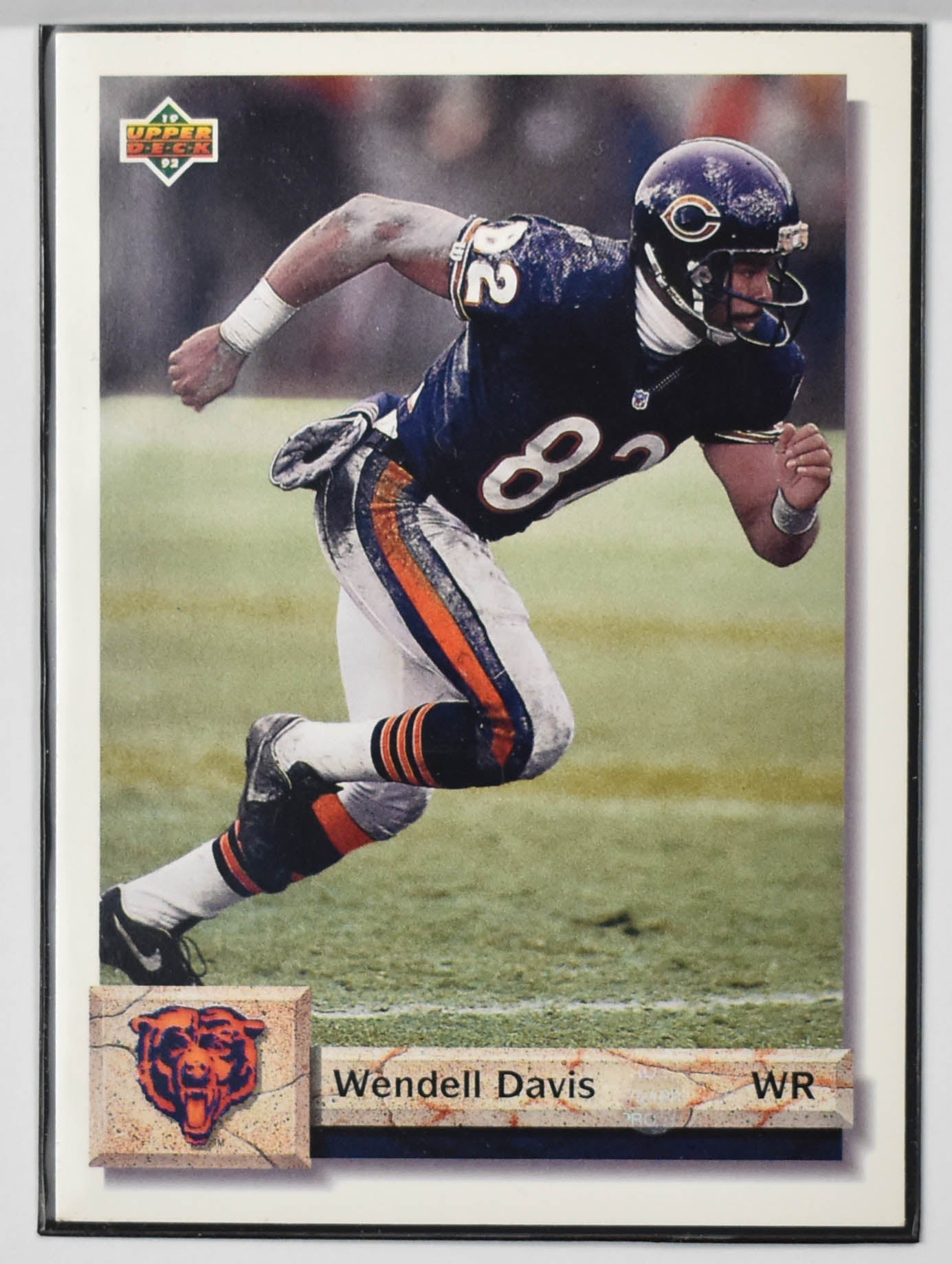 Wendell Davis Upper Deck 1992 Chicago Bears