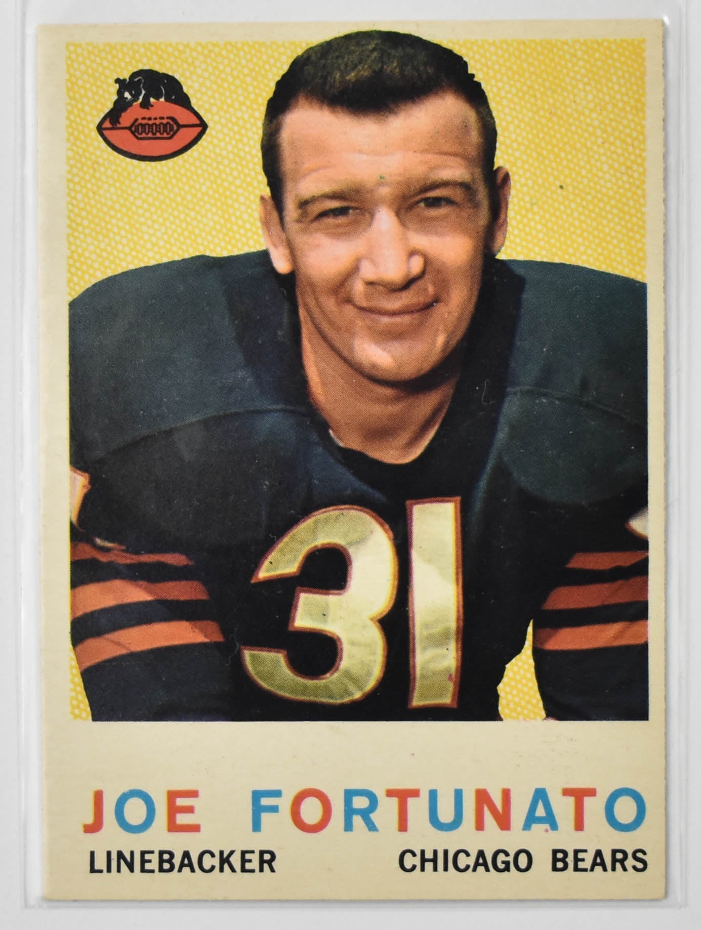 Joe Fortunato Chicago Bears