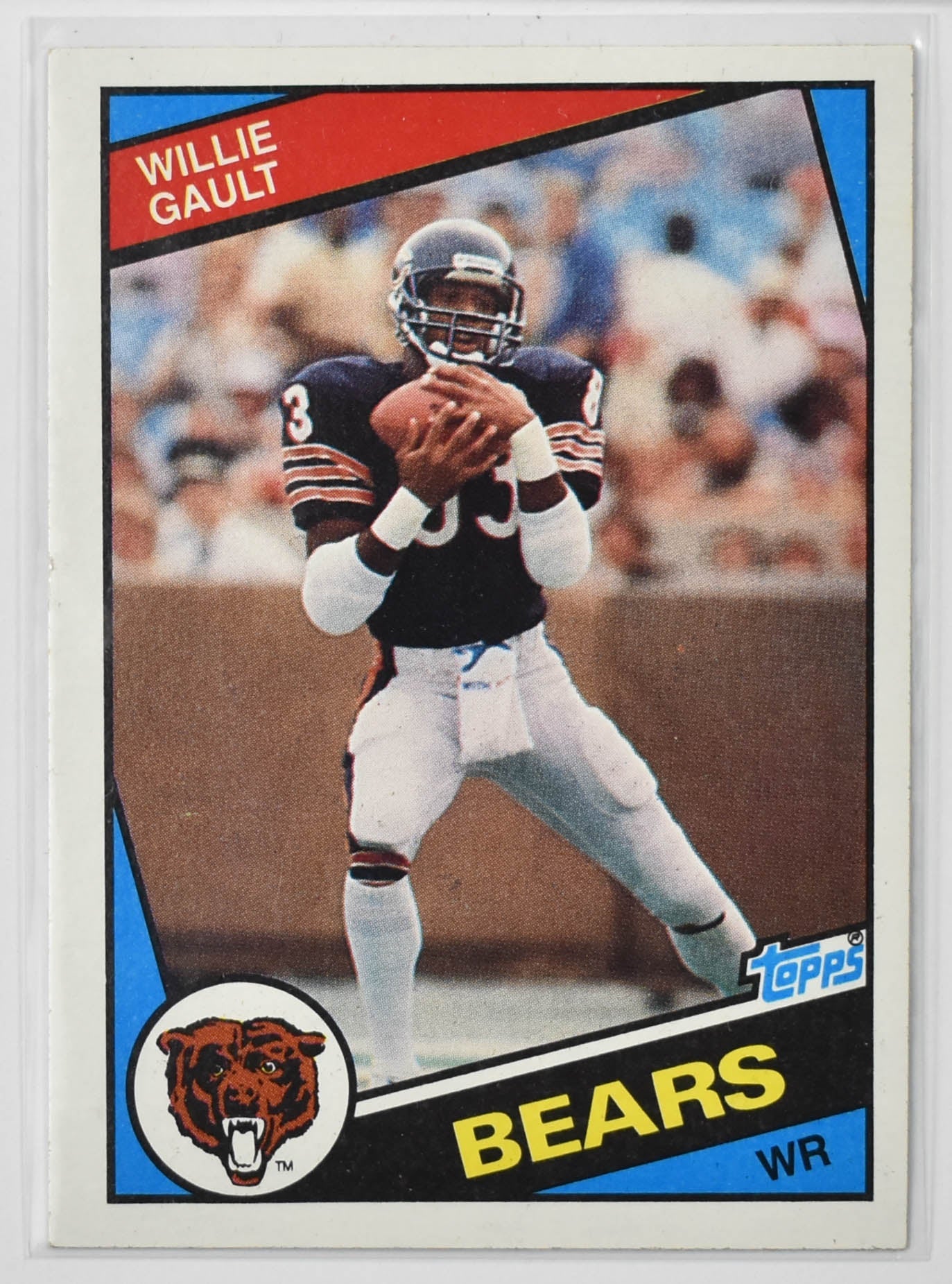 Willie Gault No.224 Topps 1984 Chicago Bears Vintage B