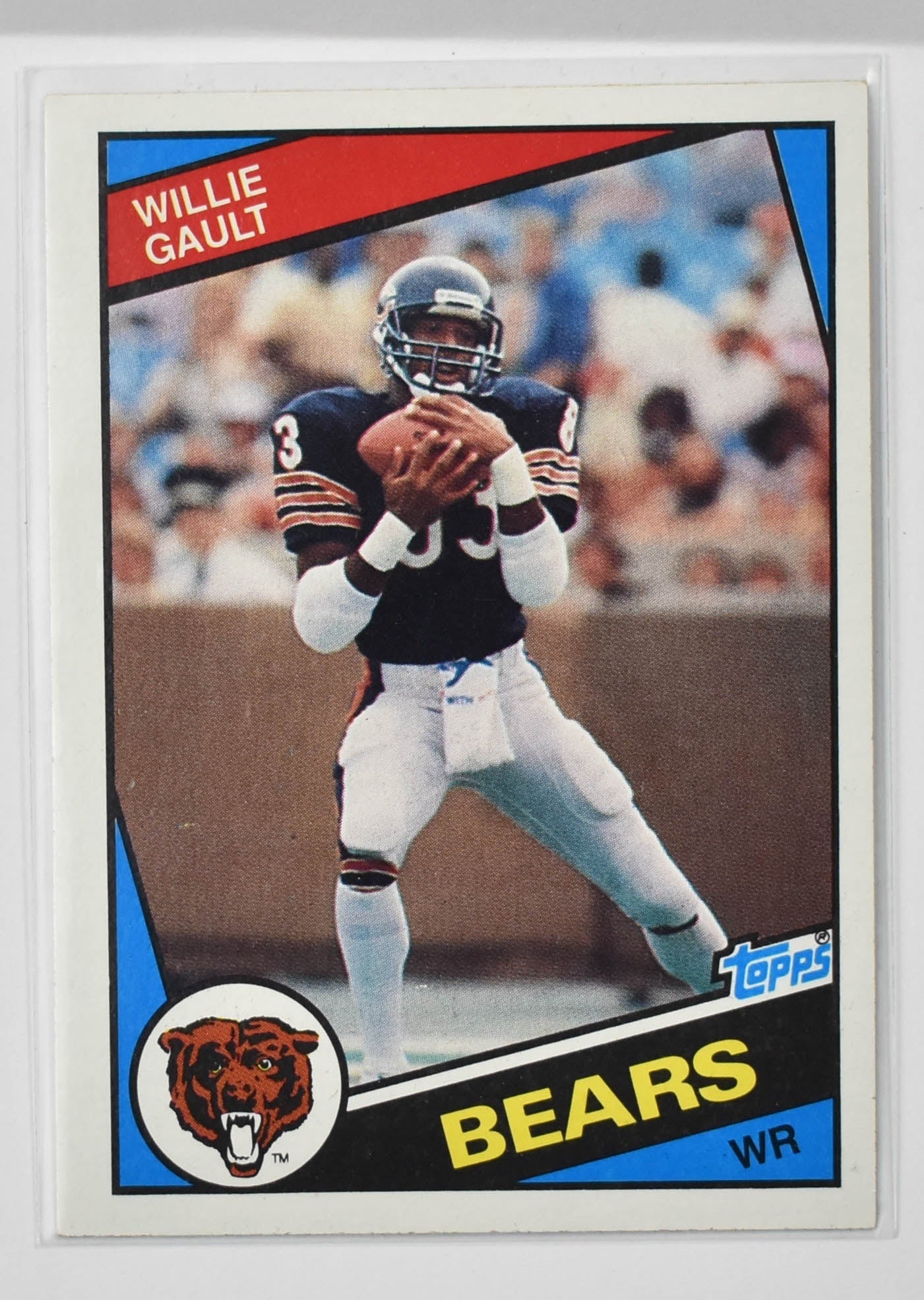 Willie Gault No.224 Topps 1984 Chicago Bears Vintage C