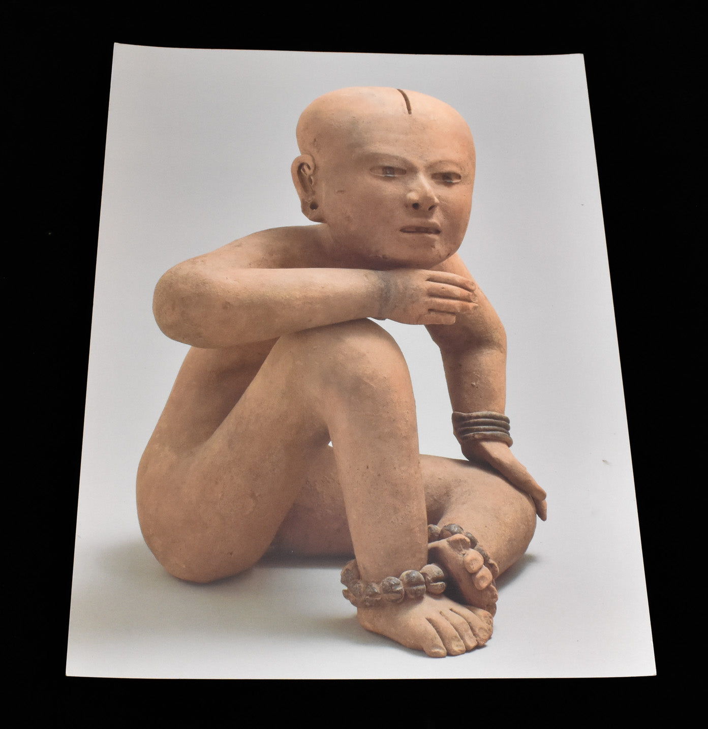 Fine Arts Print The Seated Man Laminated Photo Print Fine Arts 3-15