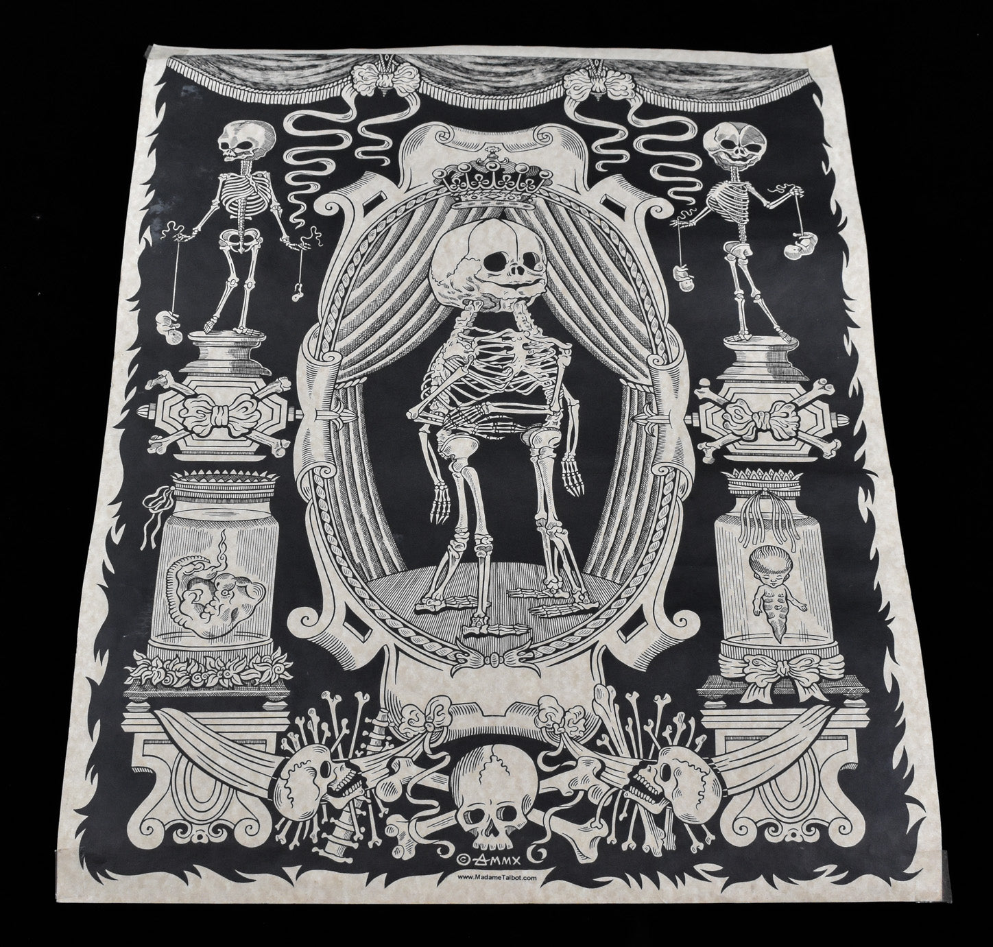 Madame Talbot AMMX Victorian gothic Designed Artwork Reprint 17x22