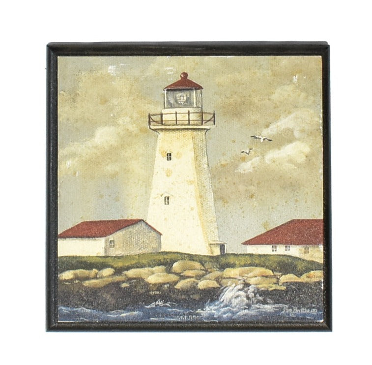 Lighthouse Hanging Display Artwork Print Used 8x8