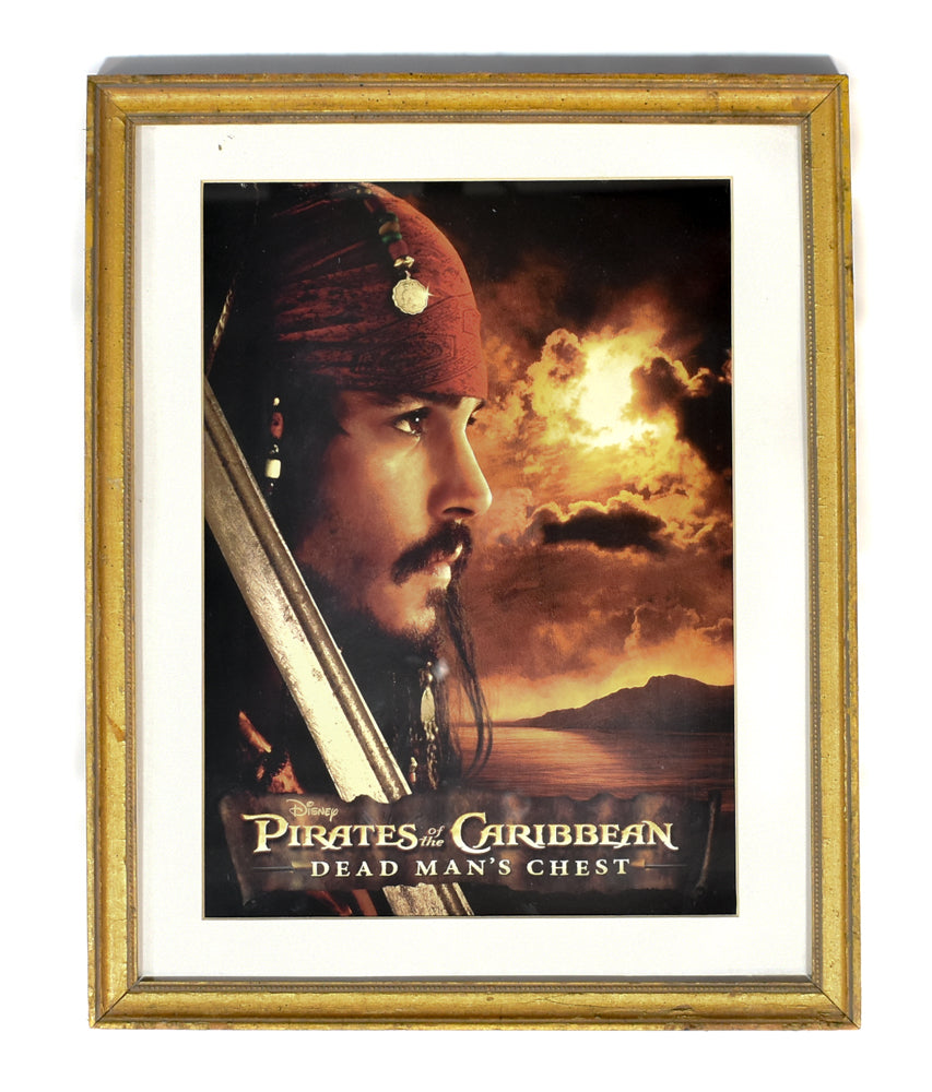 Pirates of the Caribbean Framed Movie Cover Dead Mans Chest 8x10