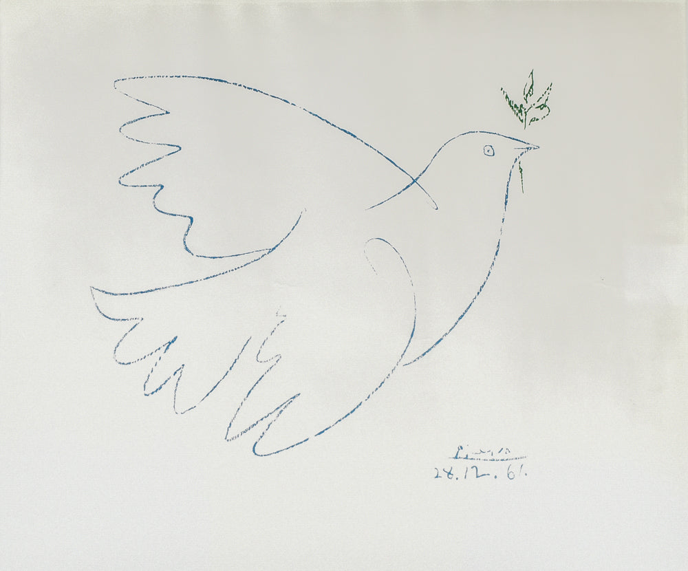 PABLO PICASSO (1881-1973), AFTER THE DOVE OF PEACE Print Large