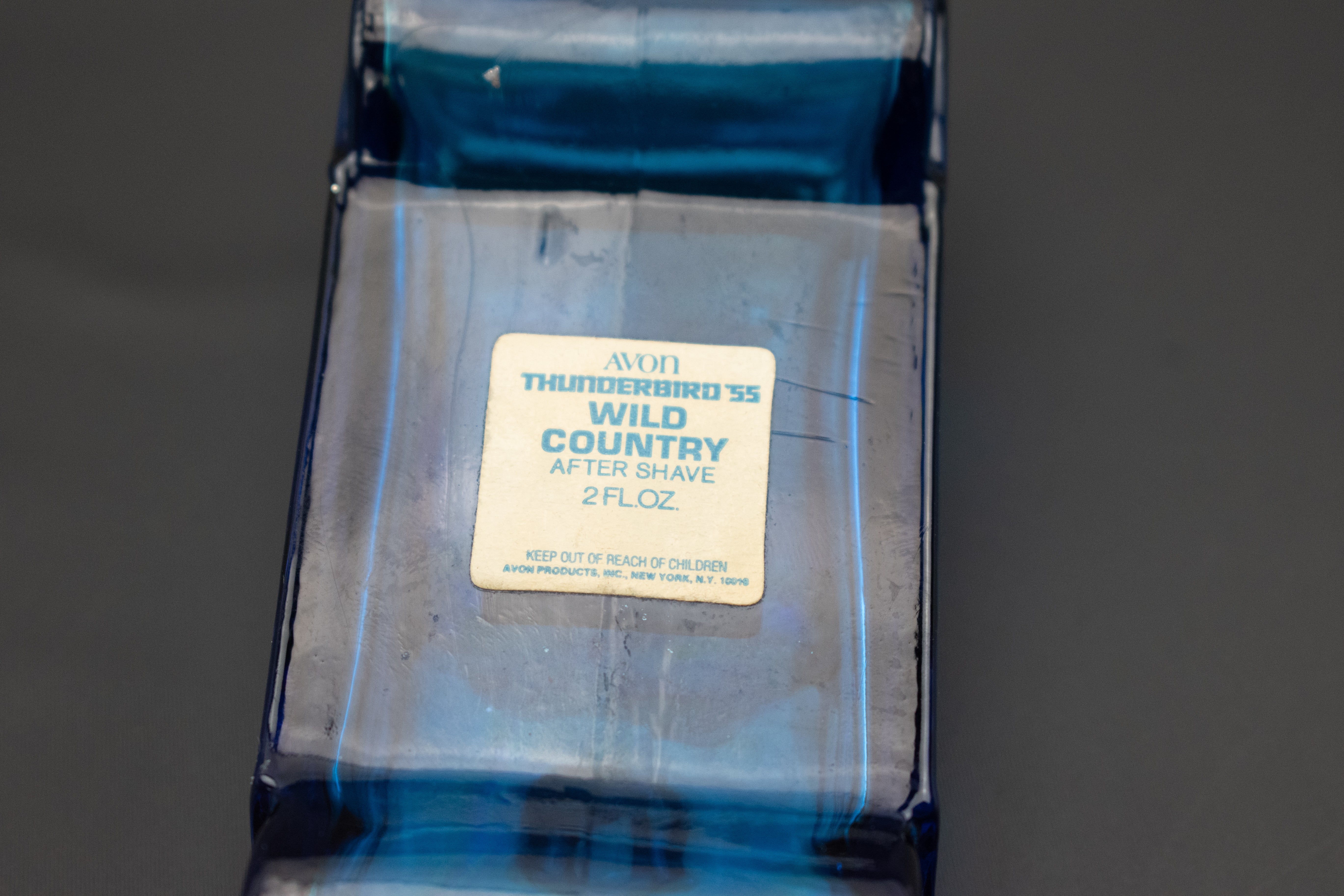 AVON Thunderbird 55 Wild country after shave 2 fl used empty
