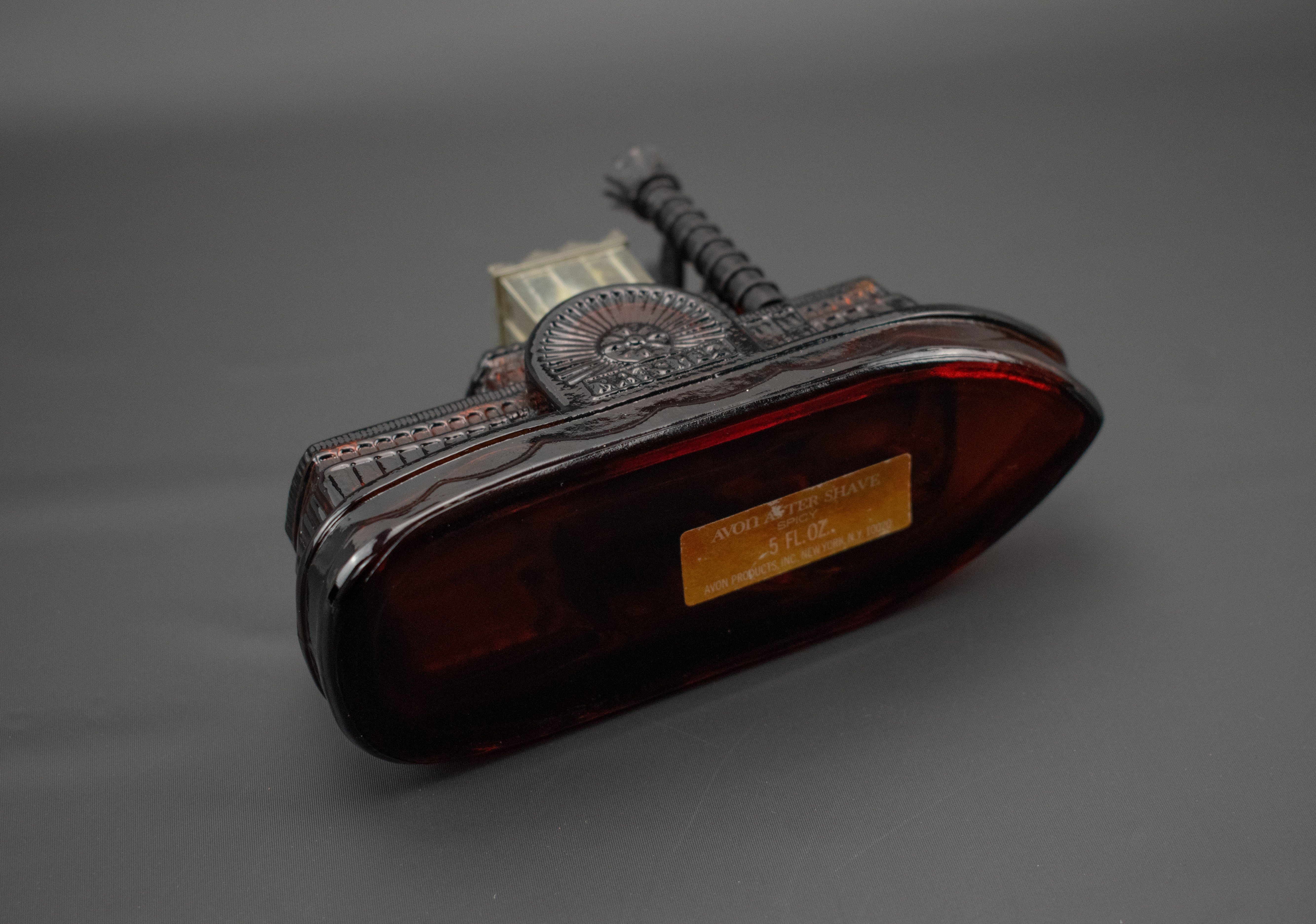 Avon After Shave Bottle Spicy 5 FL. OZ Watcher Used Empty