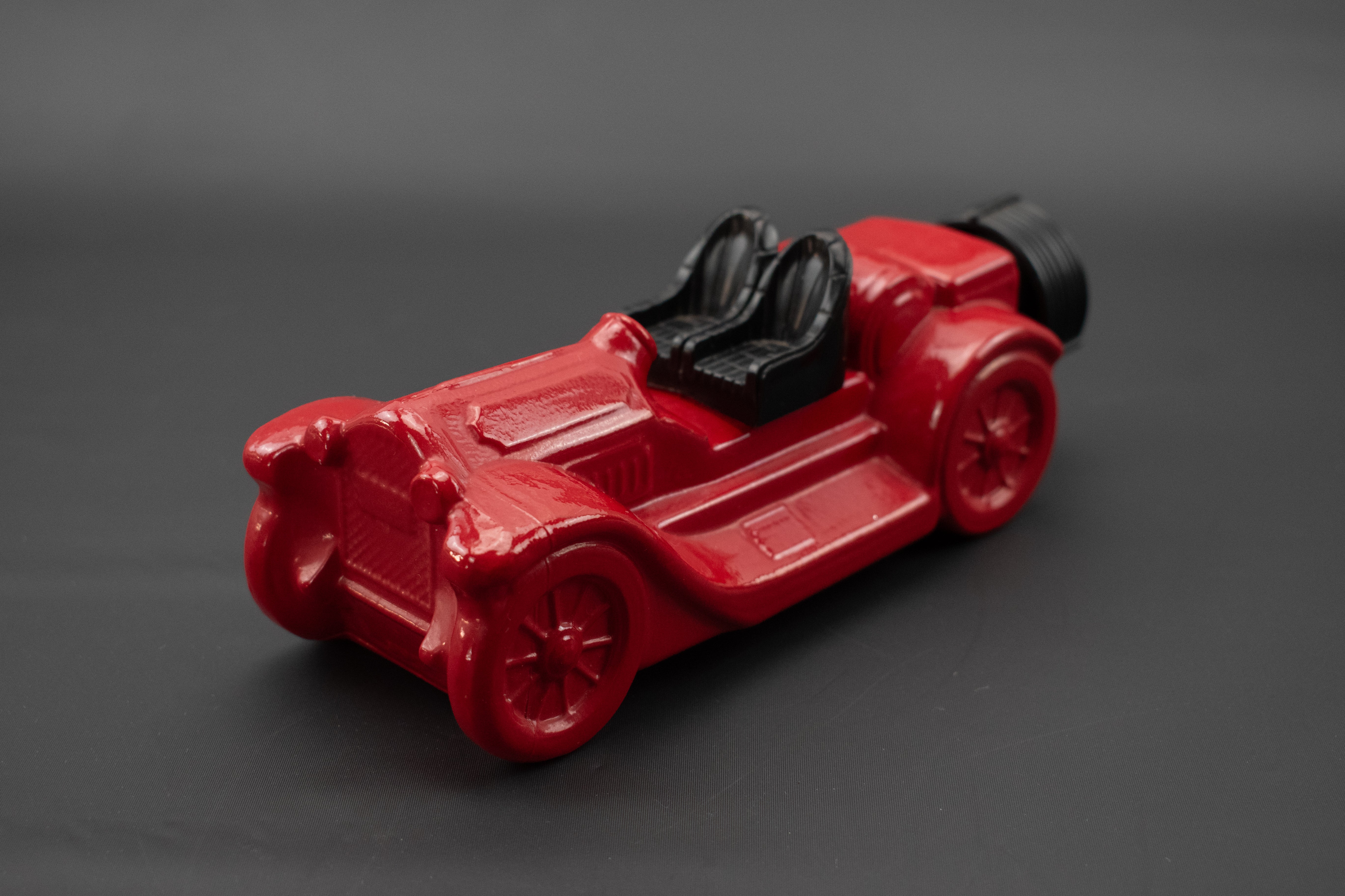 Stutz Bearcat car Red Oland after shave Avon empty decanter bottle Filled used