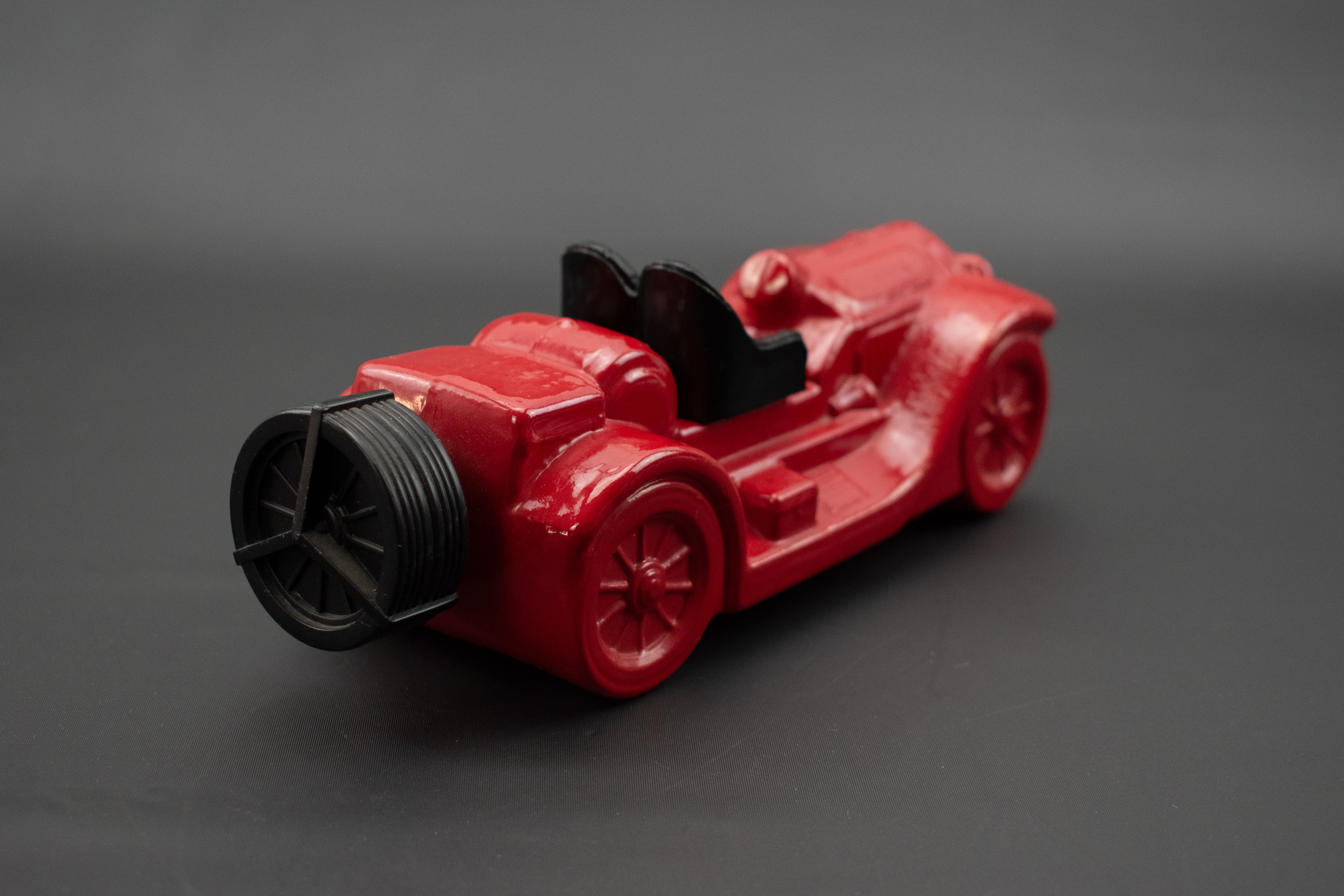 Stutz Bearcat car Red Oland after shave Avon empty decanter bottle Filled used