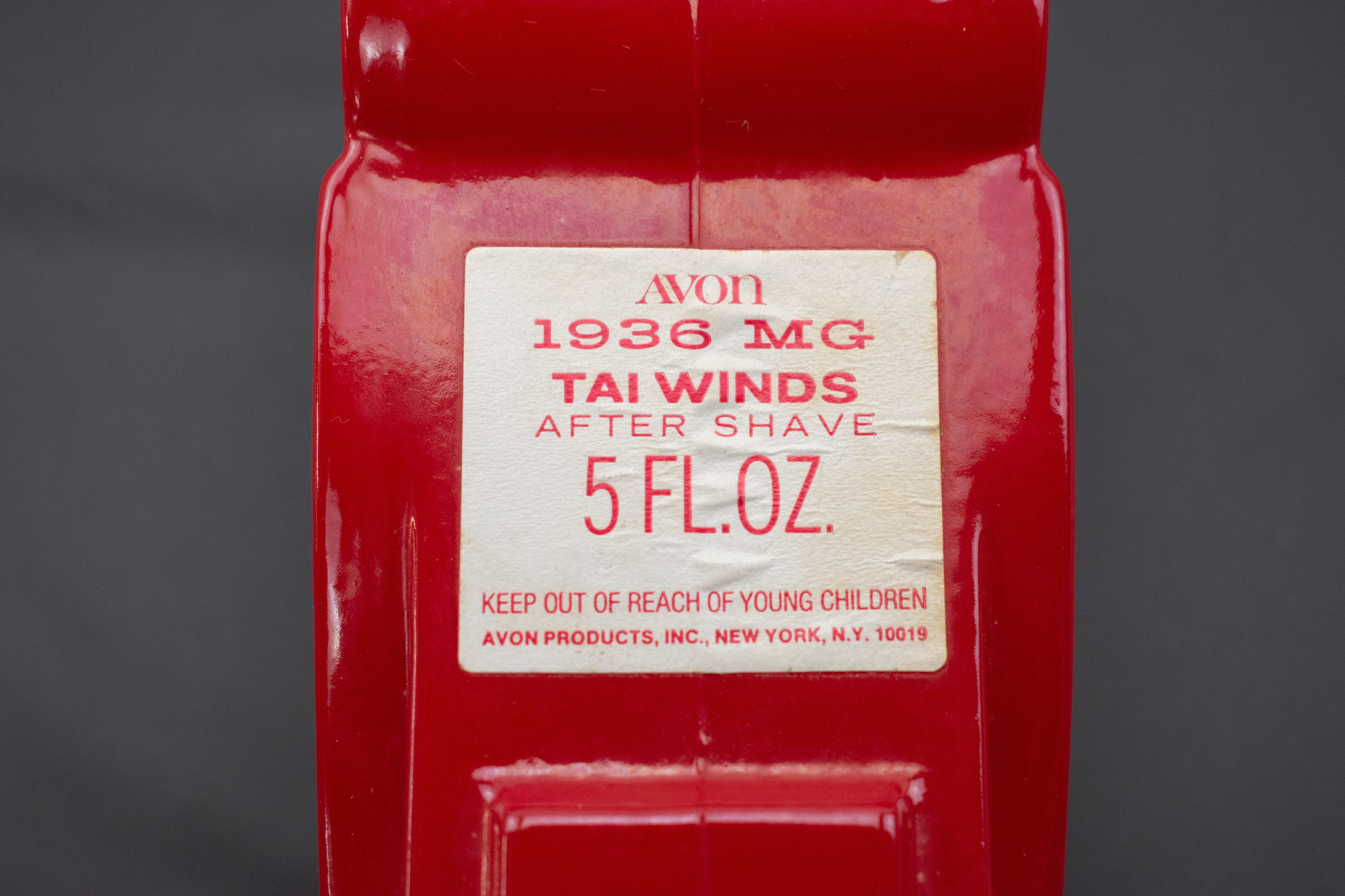 Vintage Avon Car After Shave – 1936 MG 5 oz., No box, Full Tai Winds