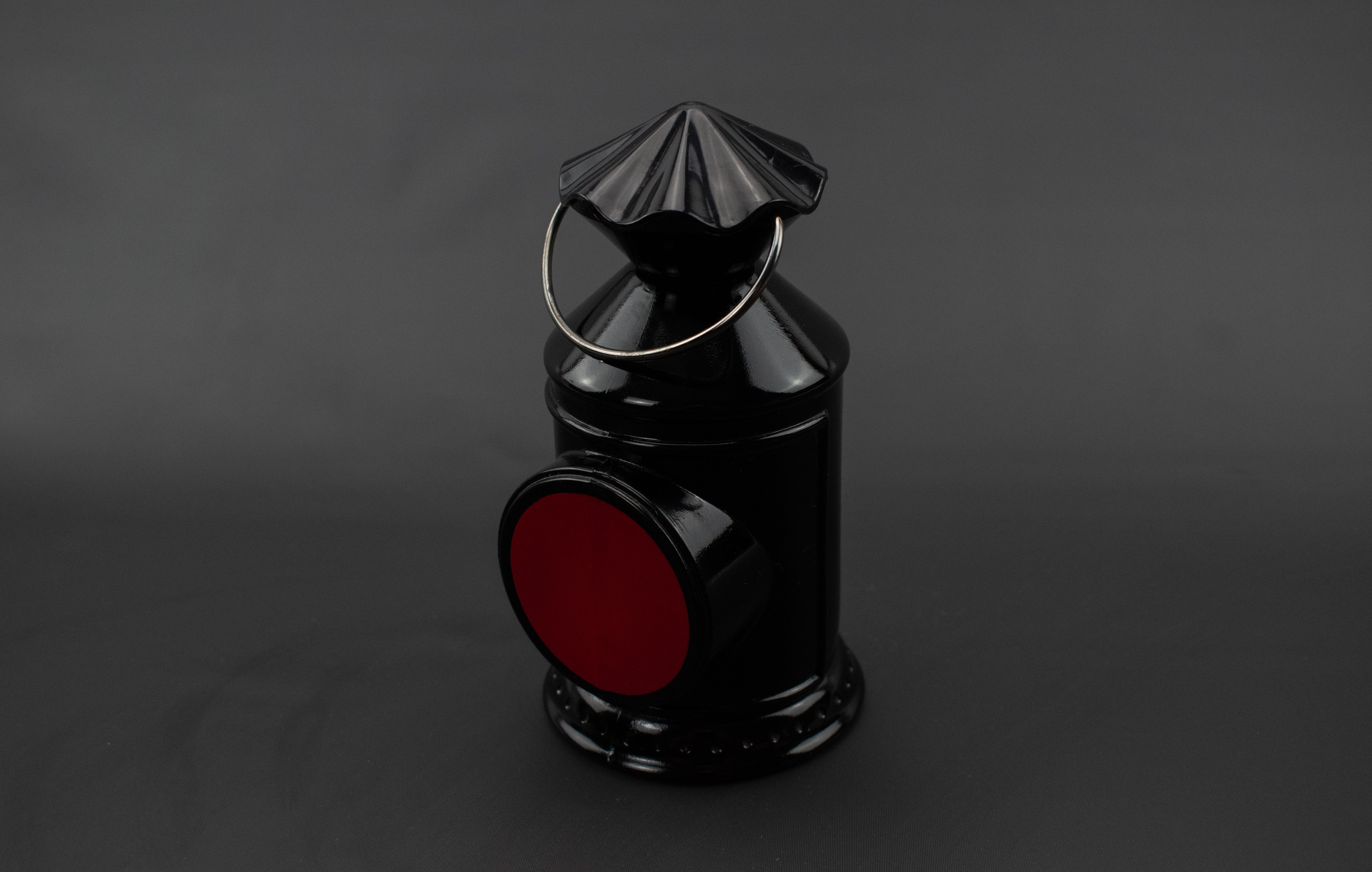Avon Captains Lantern 1864 Oland After Shave 7 Fl. Used Filled Black Lantern