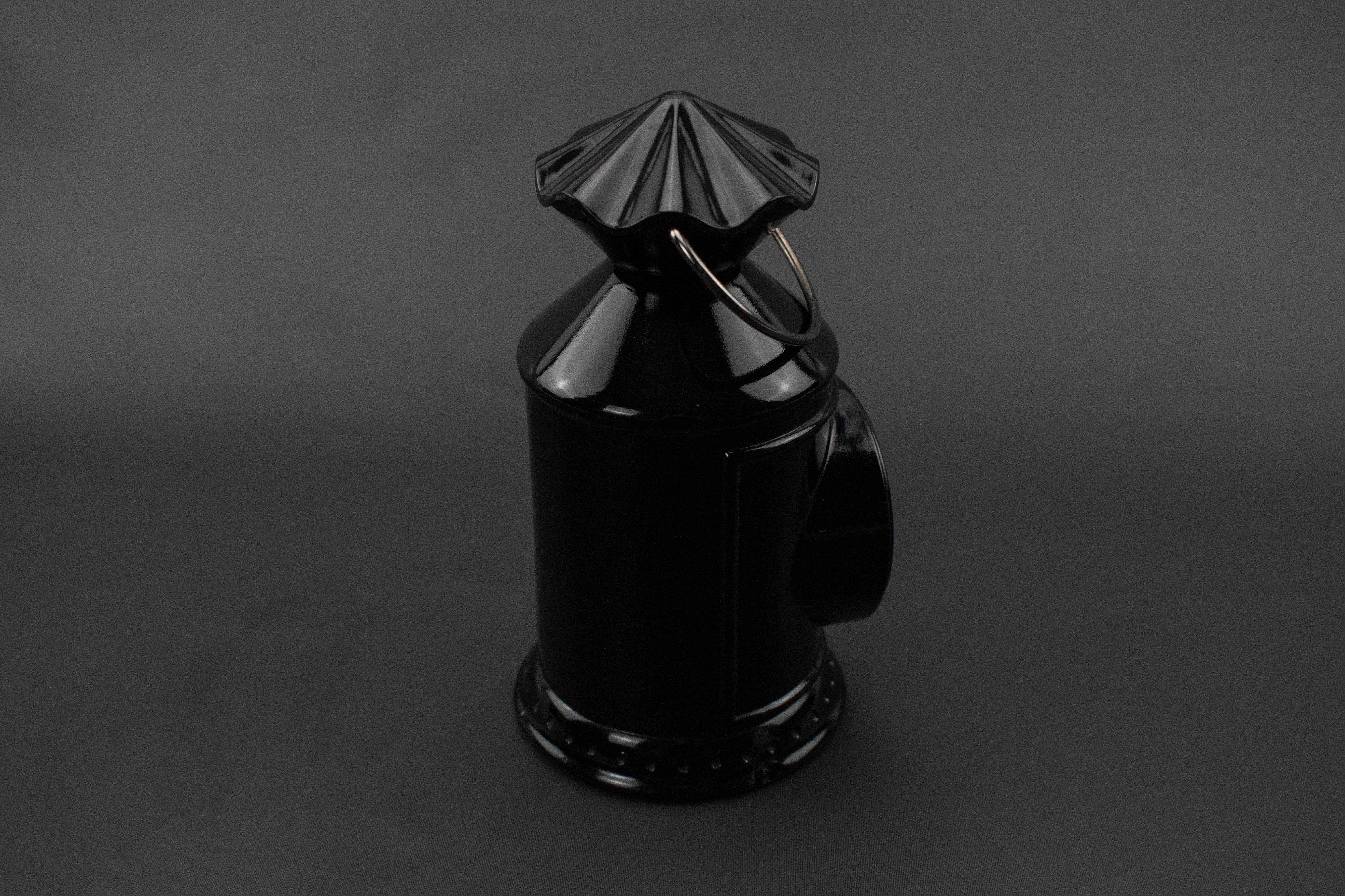 Avon Captains Lantern 1864 Oland After Shave 7 Fl. Used Filled Black Lantern