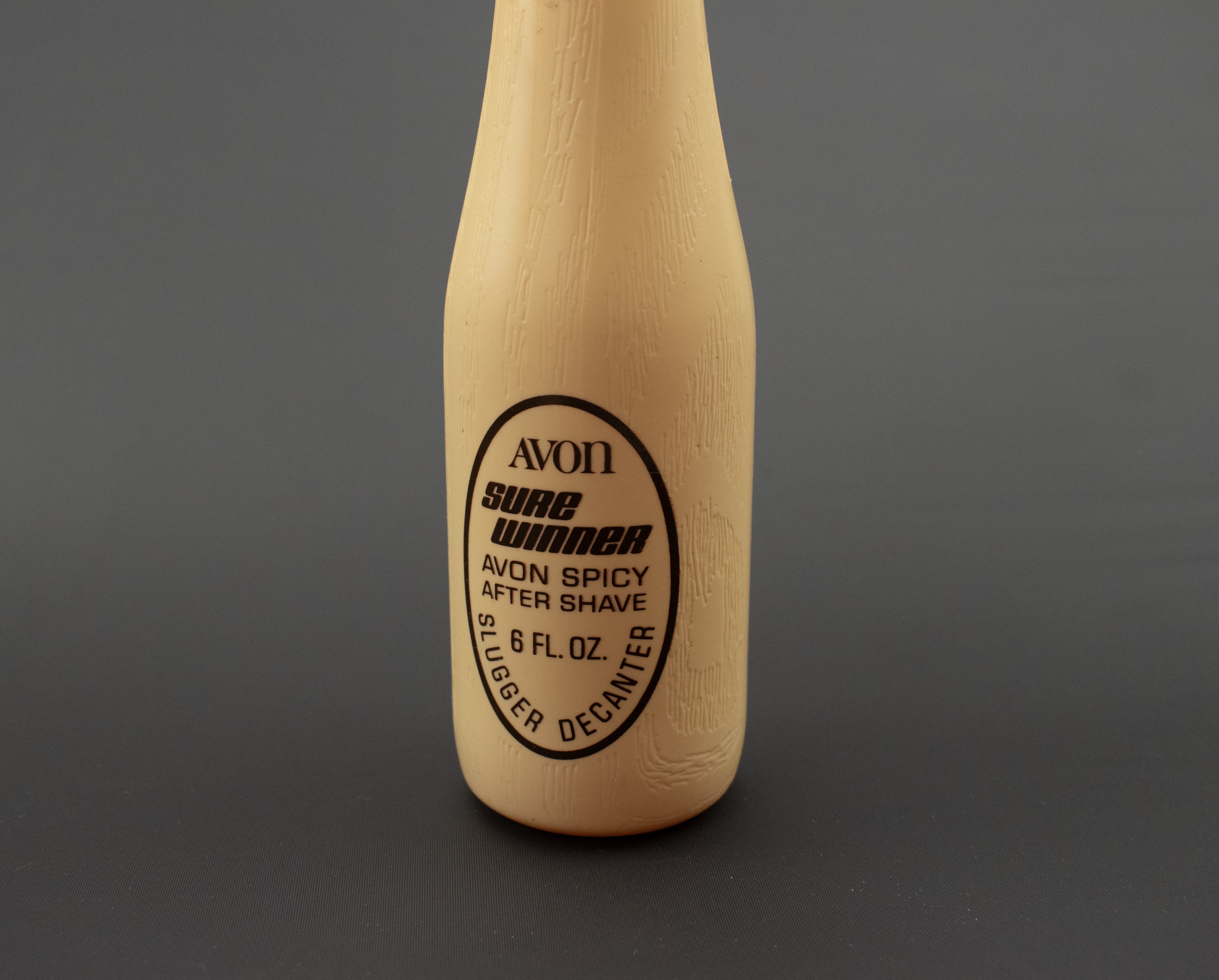 Avon Bottle Baseball Bat Plastic Bottle Used
