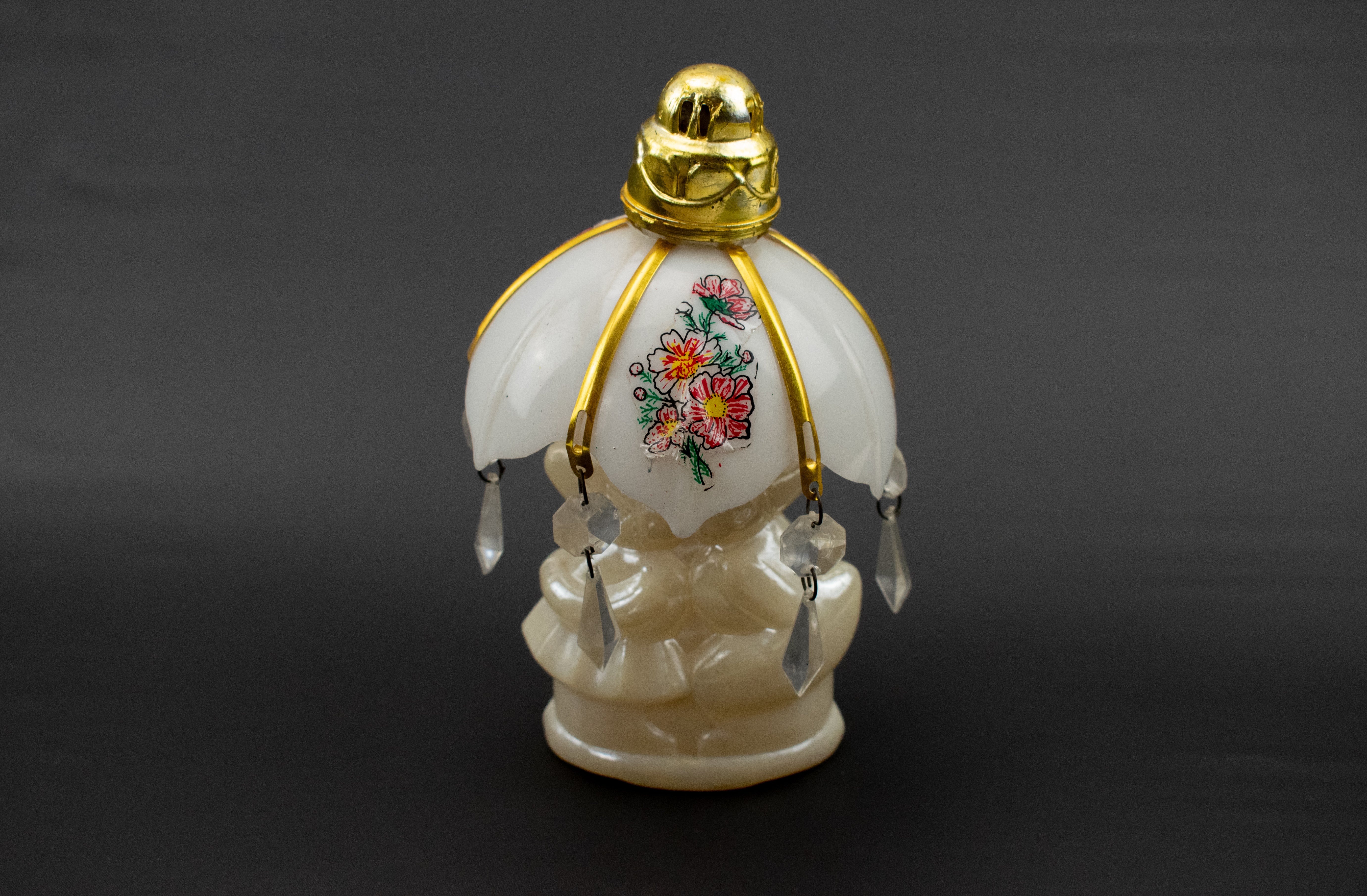 Avon Bottle Lamp Asian Decanter Plastic Vintage 1960s Avon
