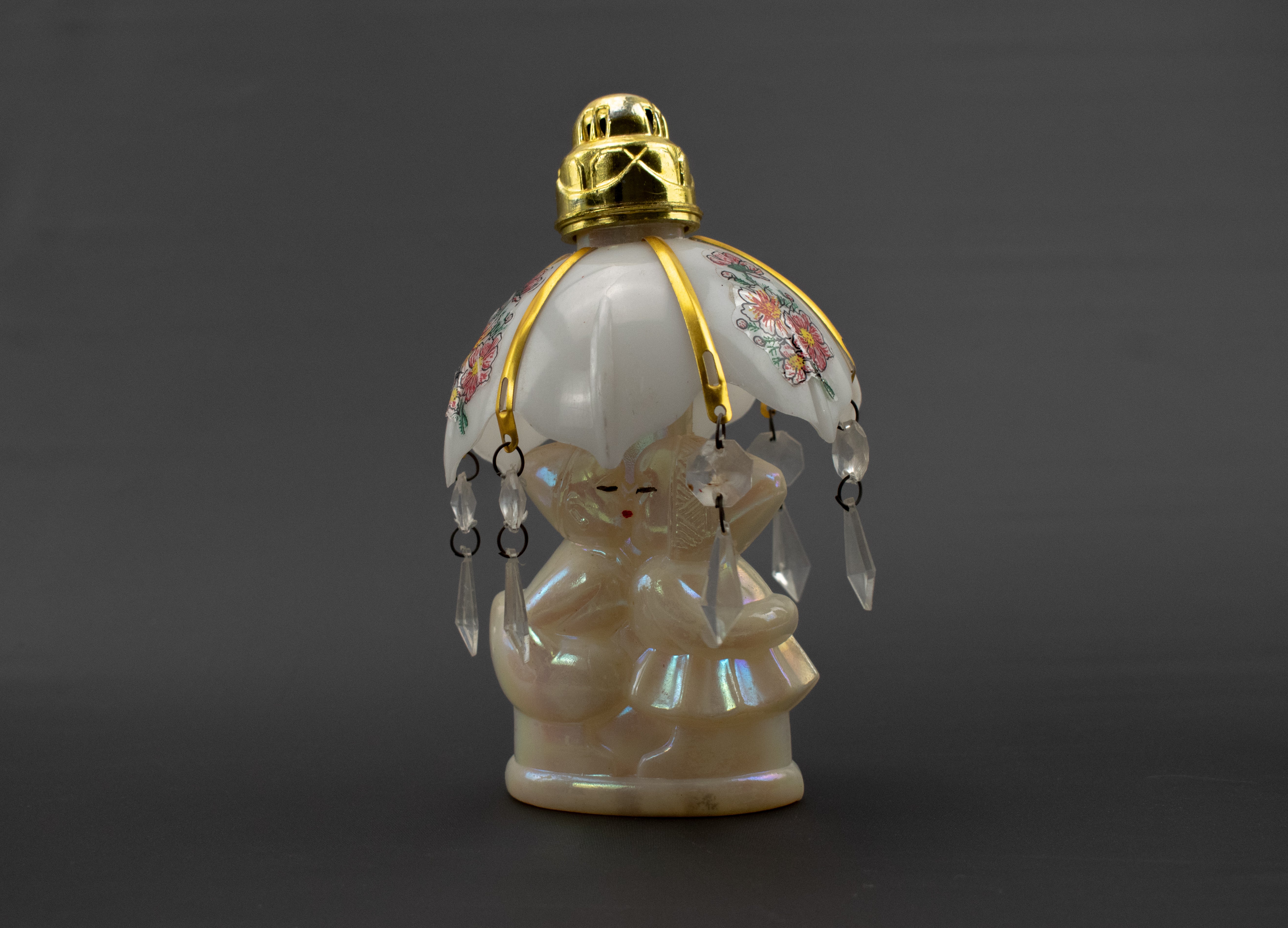Avon Bottle Lamp Asian Decanter Plastic Vintage 1960s Avon