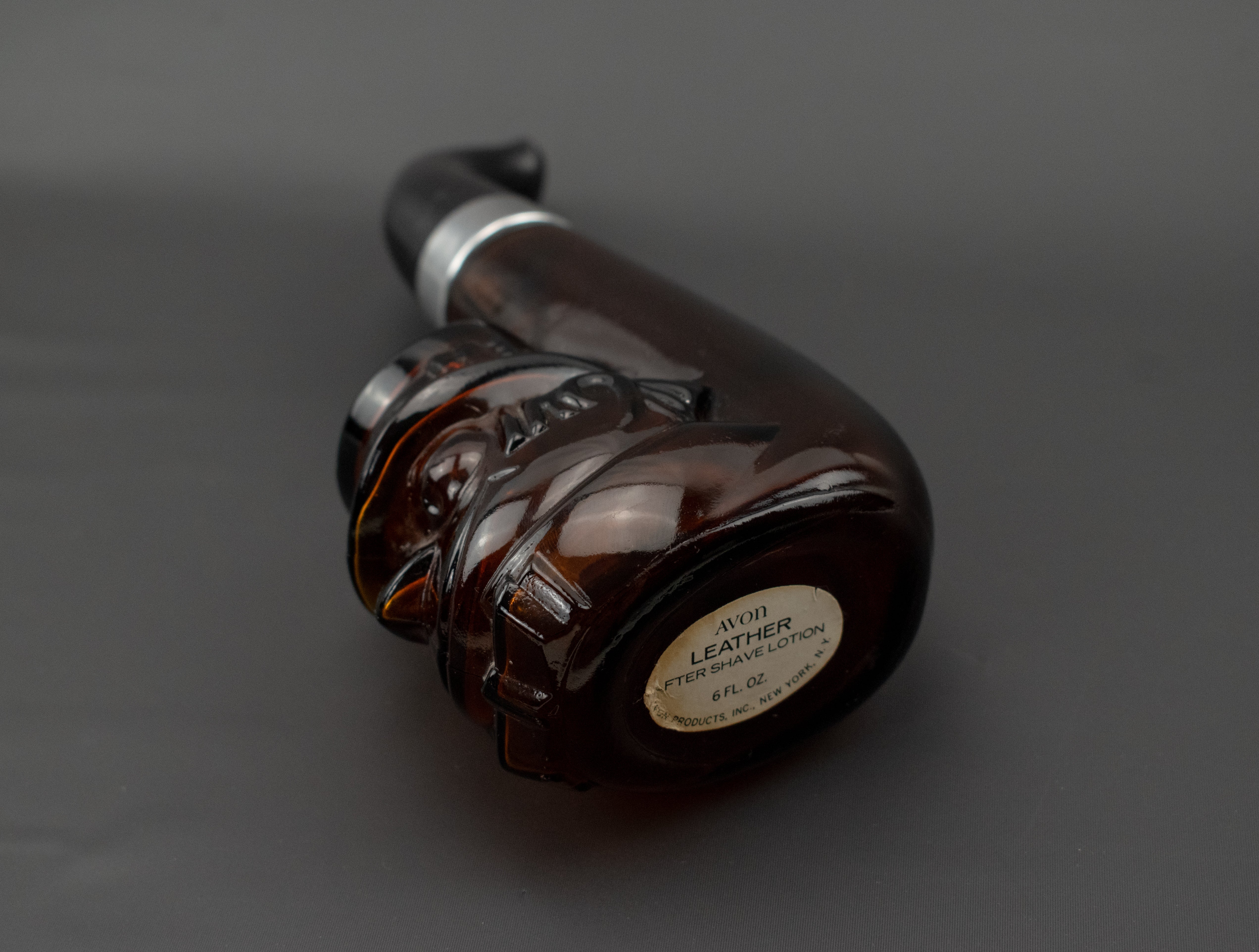Avon Bottle Smoking Pipe Used Amber Glass Leprechaun Pipe Decanter