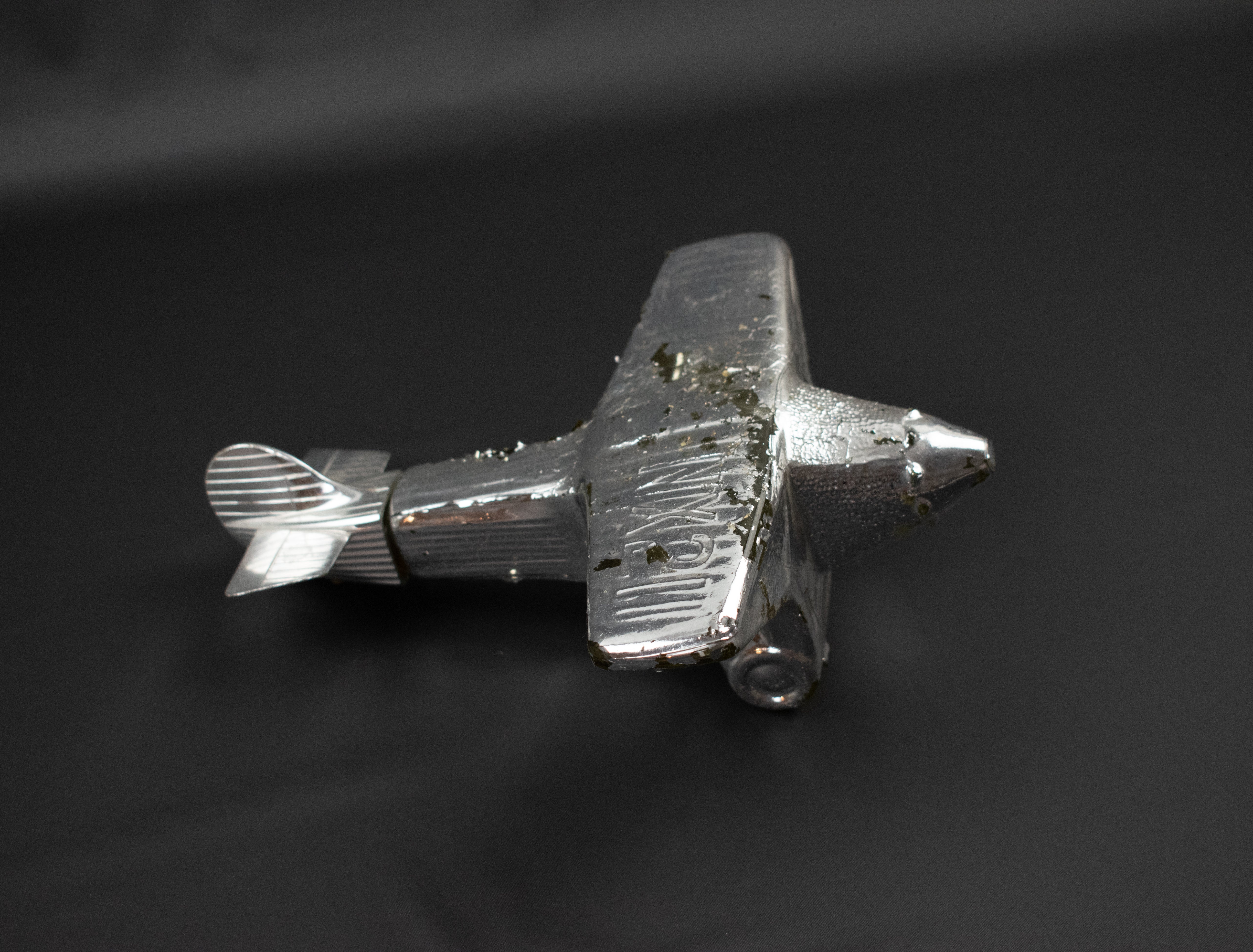 Wind Diammer After shave Silver plane used bottle empty