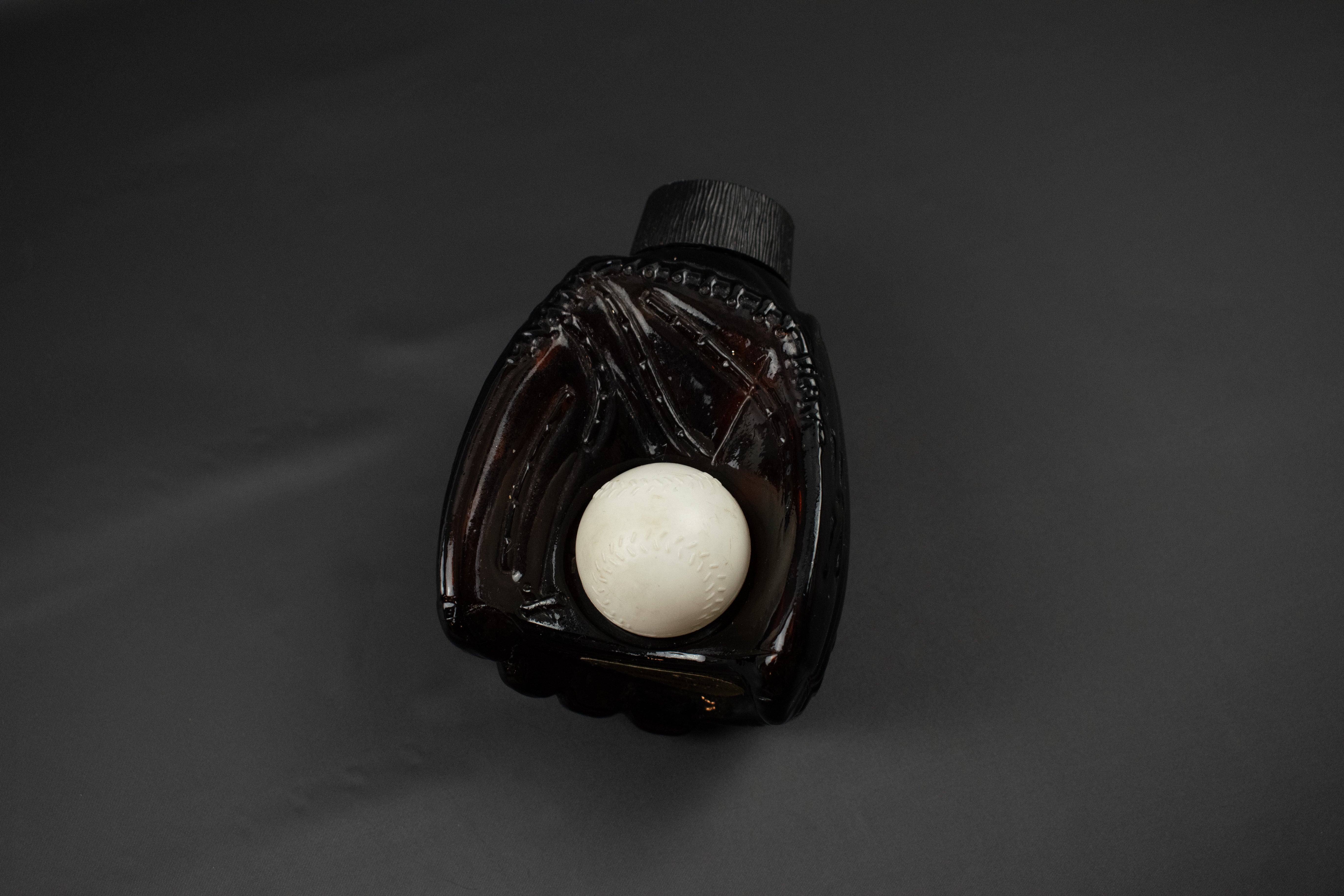 Avon Bottle Baseball Glove Used Glass Decanter