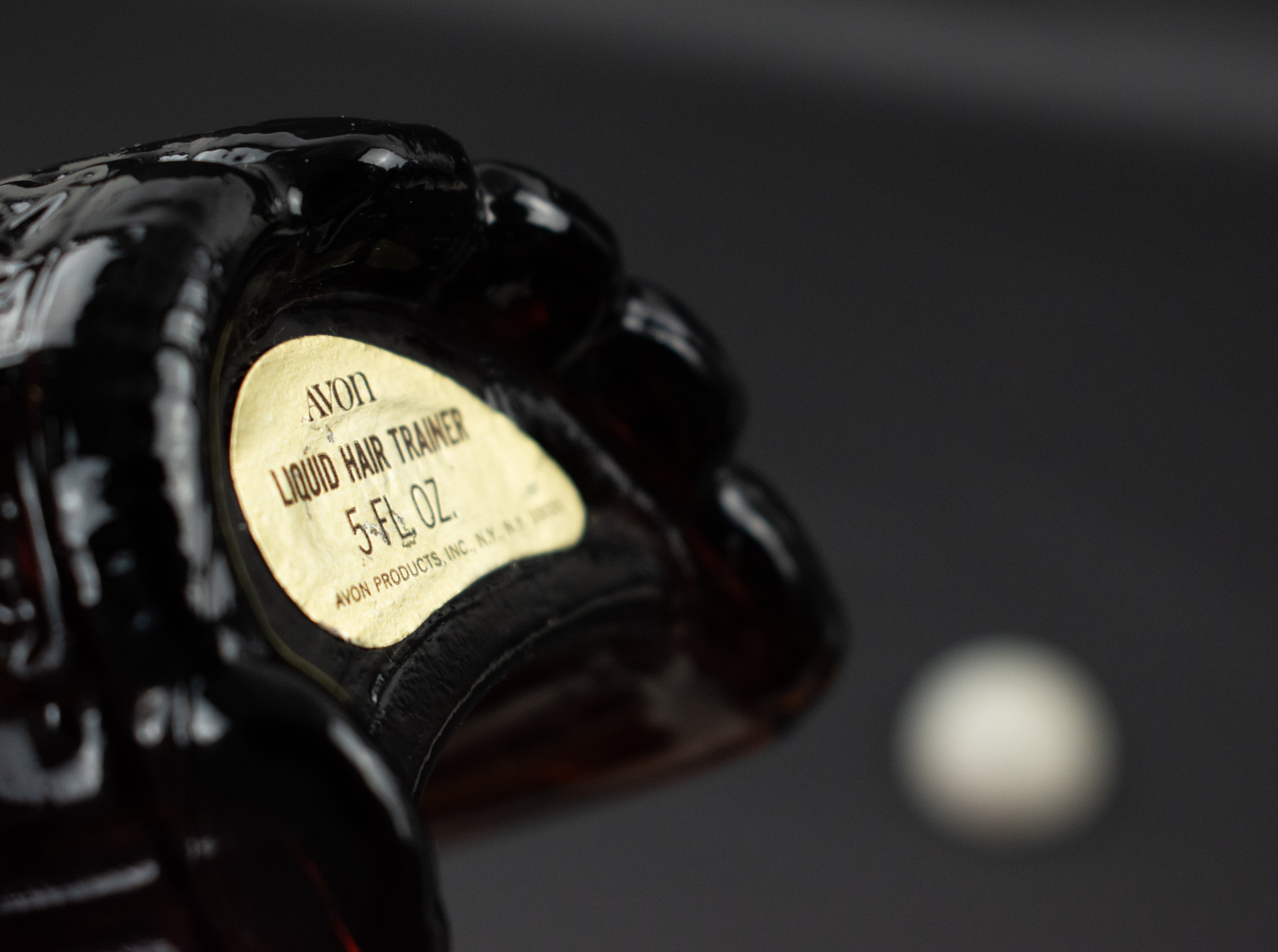 Avon Bottle Baseball Glove Used Glass Decanter
