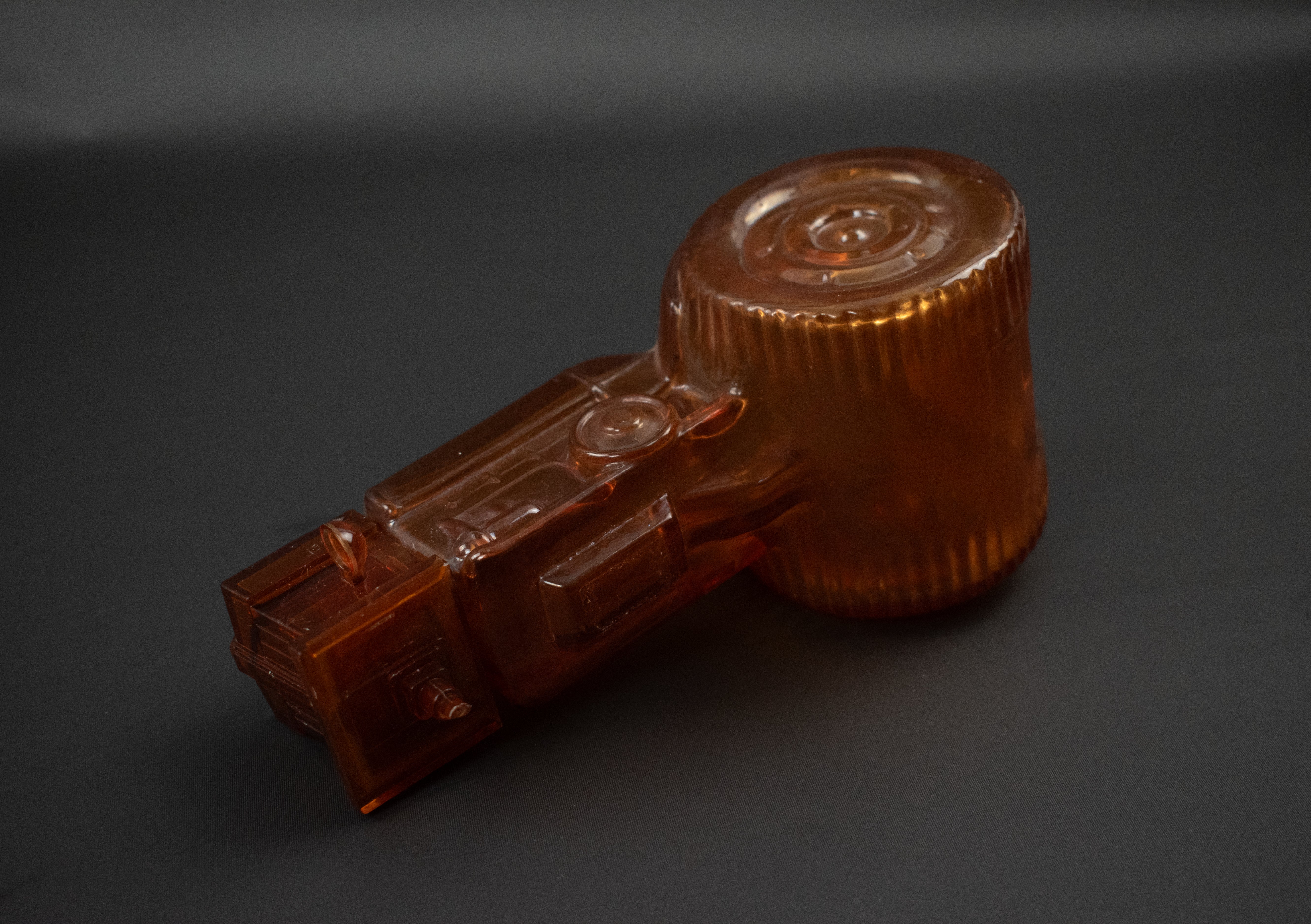 Avon After Shave bottle Orange Tractor Broke wheel used empty