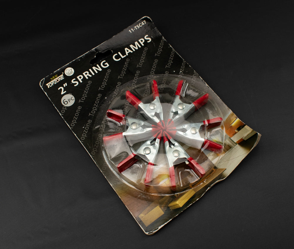 Top Zone 2in Spring Clamps 11-TSC47 6 pc Set New