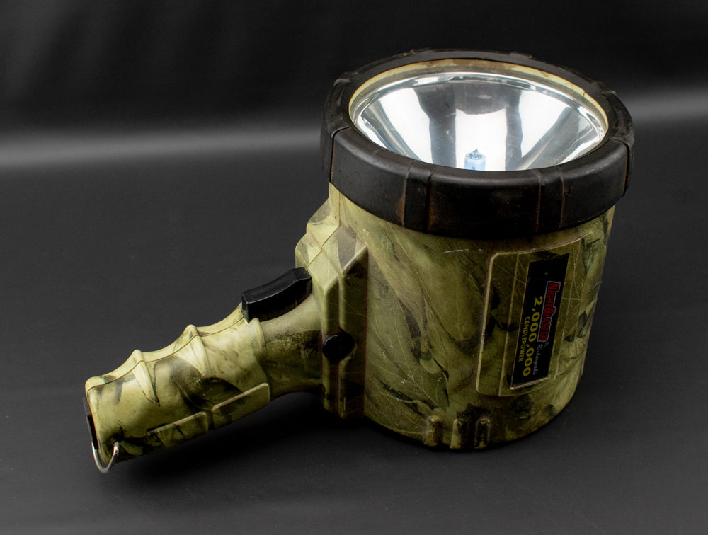 Night Blaster Rechargeable Flashlight 2,000,000, Candle Power Hunting Spot Light Untested