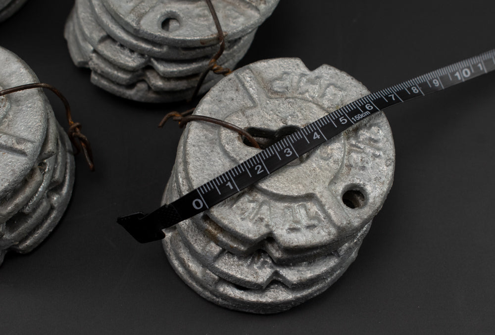 Vintage Malleable Washers 20 Metal 3/8 MA LL BMP Lock in Hook Mounts