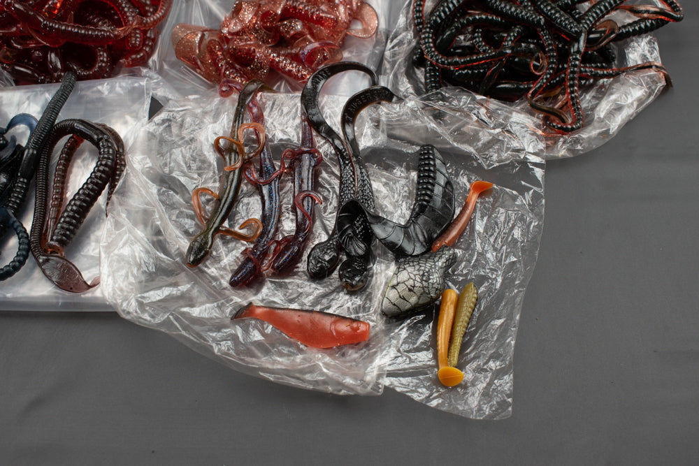 Fishing Bait 285 Artificial Worms & Bait Rubber Fishing Bait Mixed Color