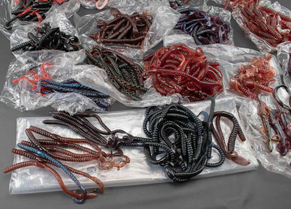 Fishing Bait 285 Artificial Worms & Bait Rubber Fishing Bait Mixed Color