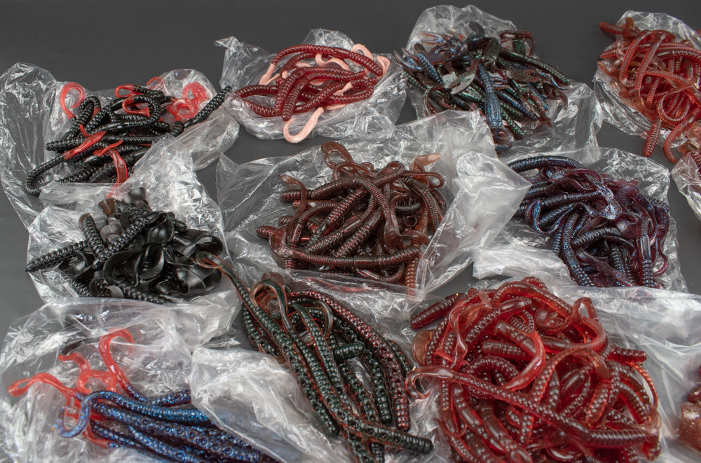Fishing Bait 285 Artificial Worms & Bait Rubber Fishing Bait Mixed Color