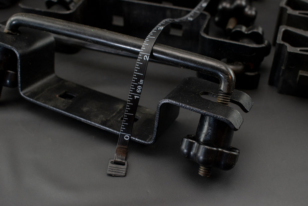 Roof Rack Cage Mounts 4 Pc Set Black Used