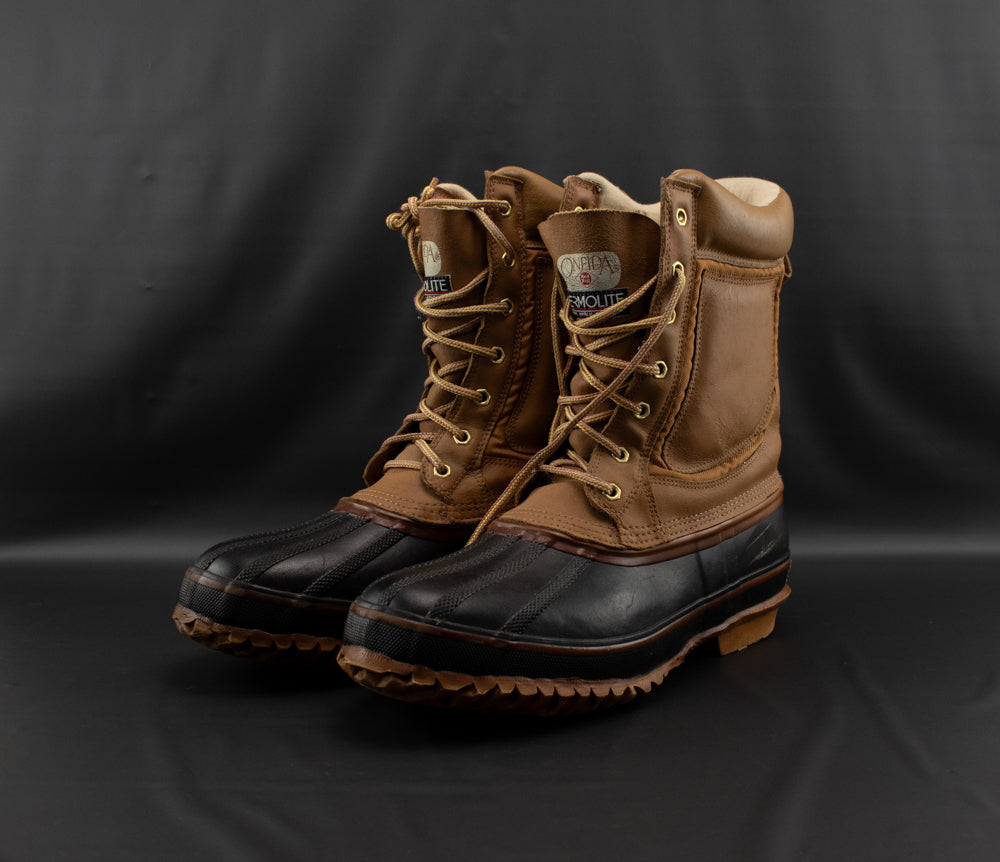 Oneida Winter Waterproof Boots Thermolite Insulation Size 13 Brown Boots
