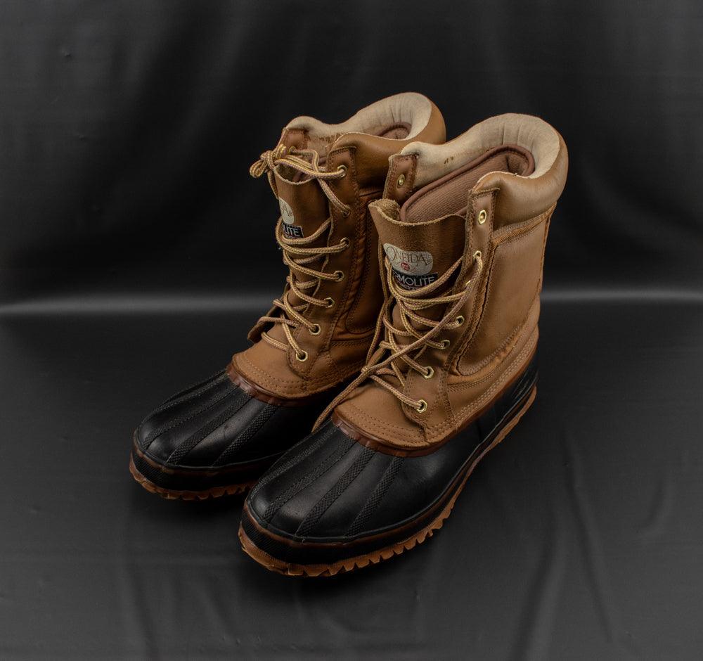 Oneida Winter Waterproof Boots Thermolite Insulation Size 13 Brown Boots