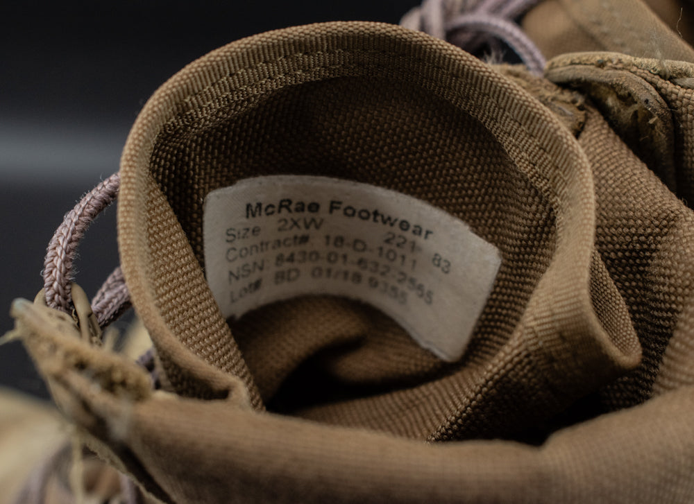 McRae Footwear Military Combat Boots Tan Size 5.5 2xw United States Army
