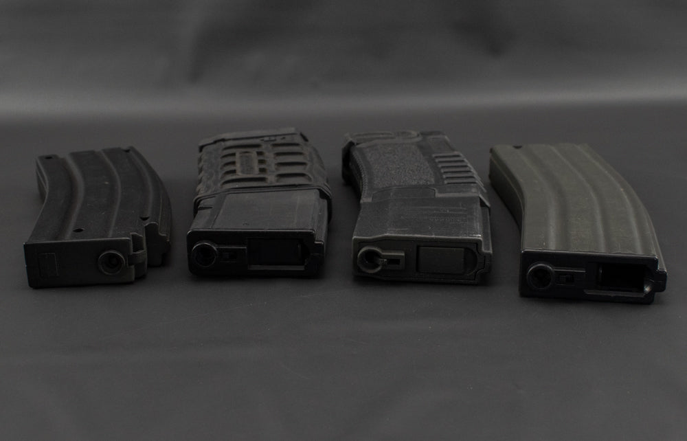 Air Soft Magazine Pellet Holder Lot of 4 Black Used