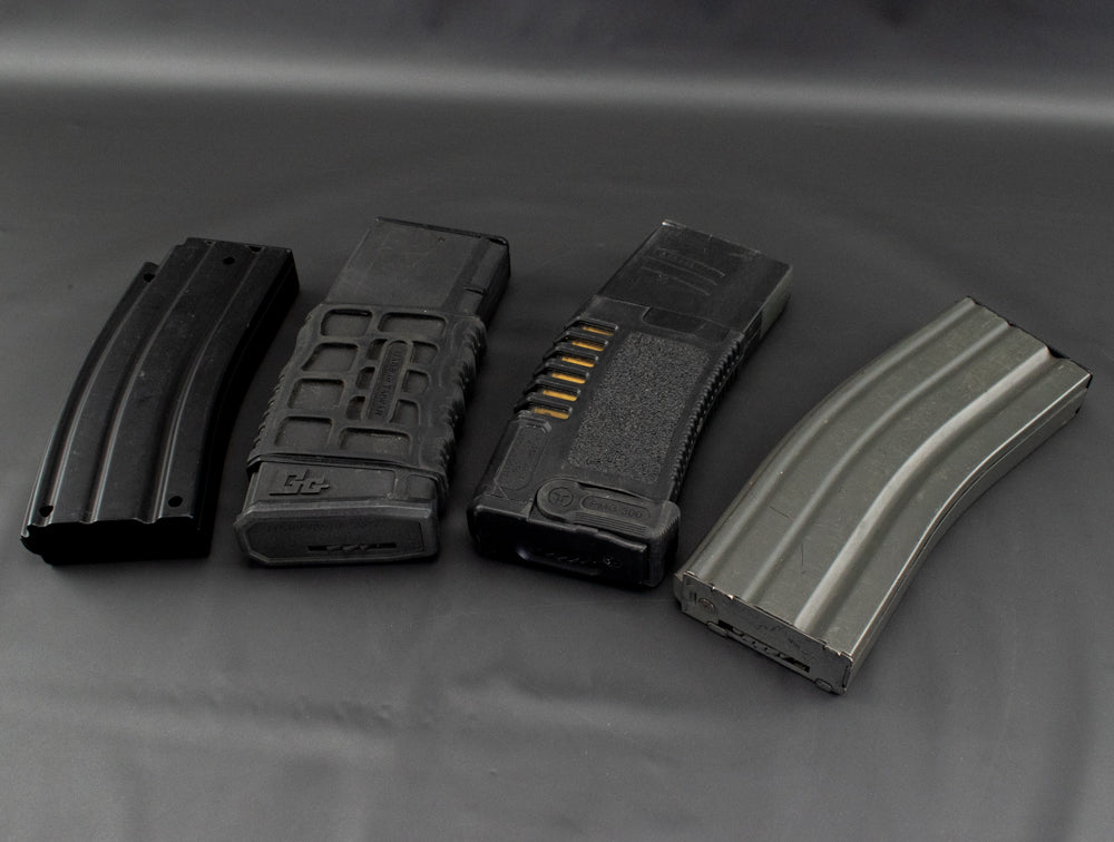 Air Soft Magazine Pellet Holder Lot of 4 Black Used