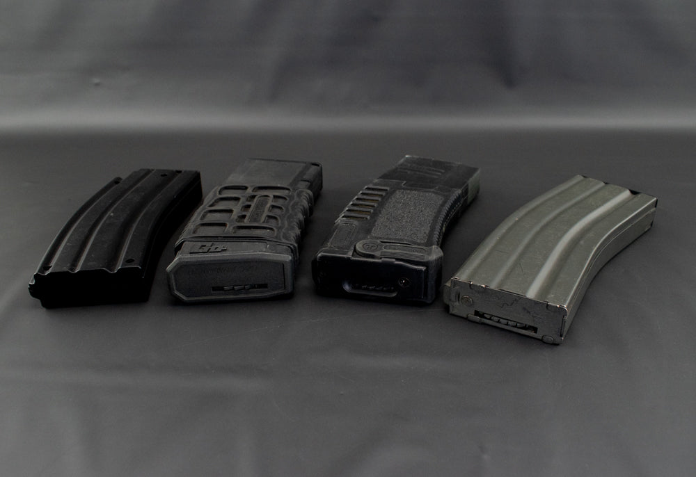 Air Soft Magazine Pellet Holder Lot of 4 Black Used