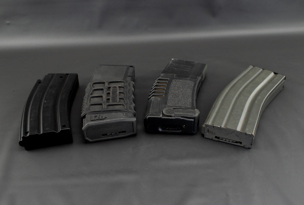 Air Soft Magazine Pellet Holder Lot of 4 Black Used